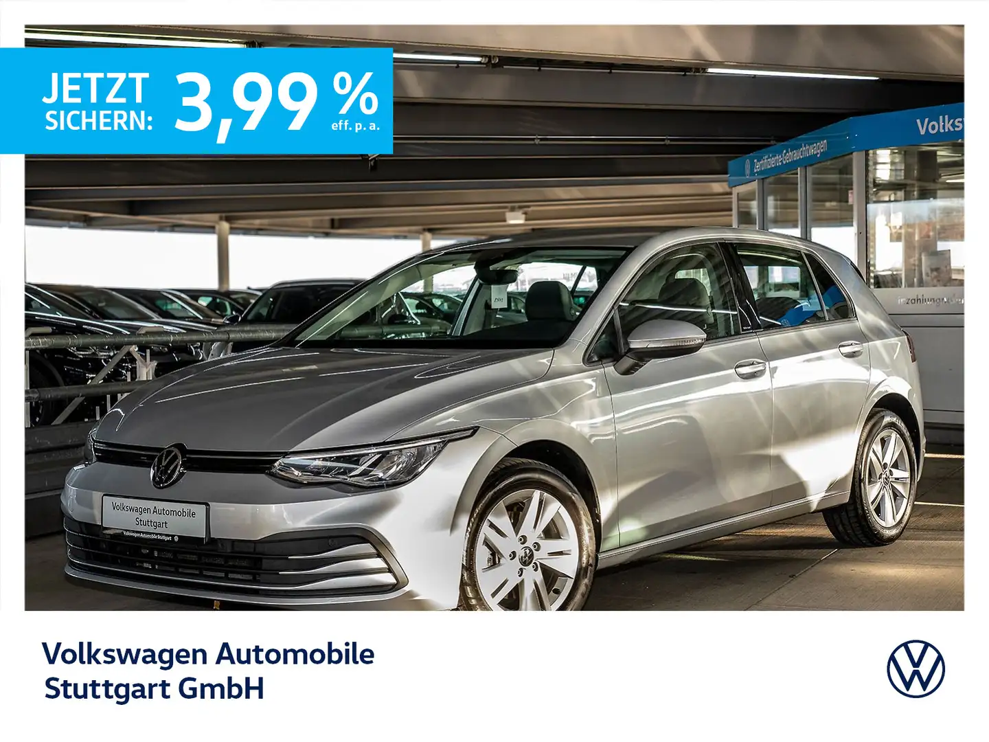 Volkswagen Golf Life 2.0 TDI Navi Kamera LED ACC SHZ Schwarz - 1