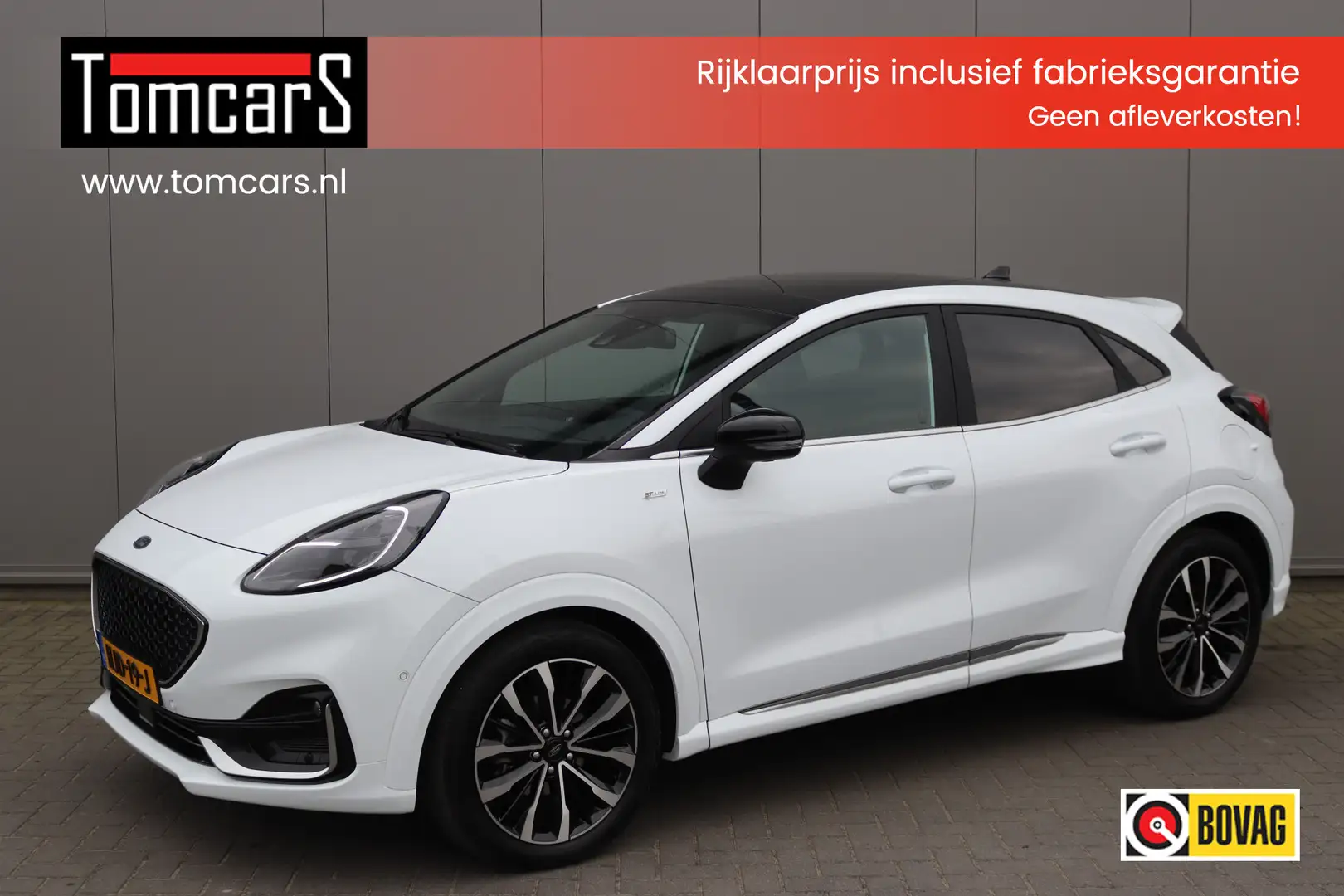 Ford Puma 155PK EcoB. Hybrid Automaat ST-Line Vignale Open-d Wit - 1