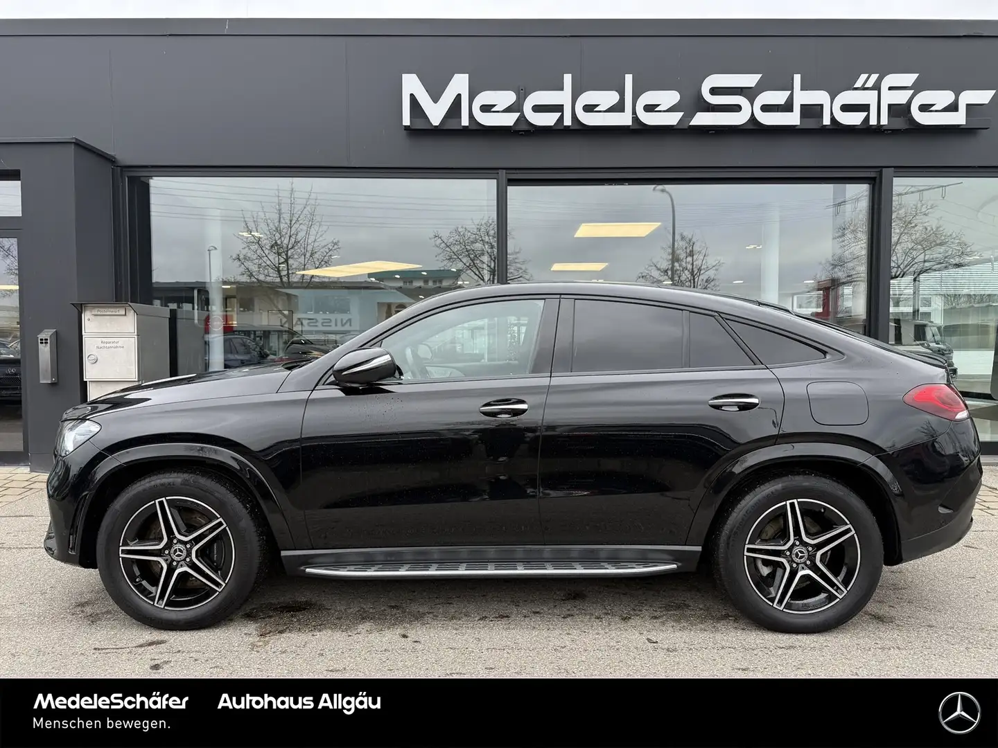 Mercedes-Benz GLE 350 GLE 350 e 4M Coupé AMG Night Distr AHK Pano Burm Schwarz - 2