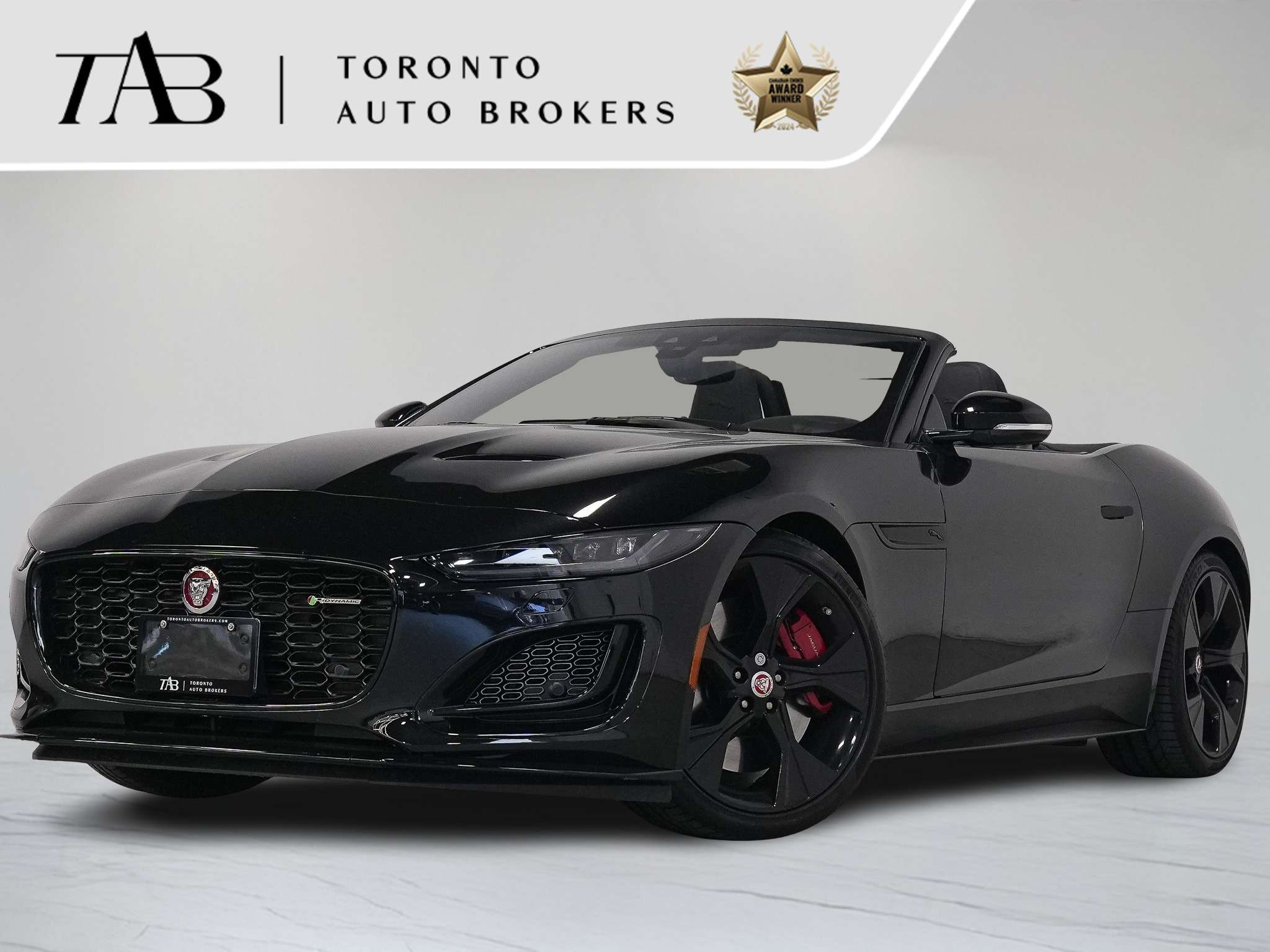 Black 2023 Jaguar F-TYPE Convertible All-Wheel Drive Automatic