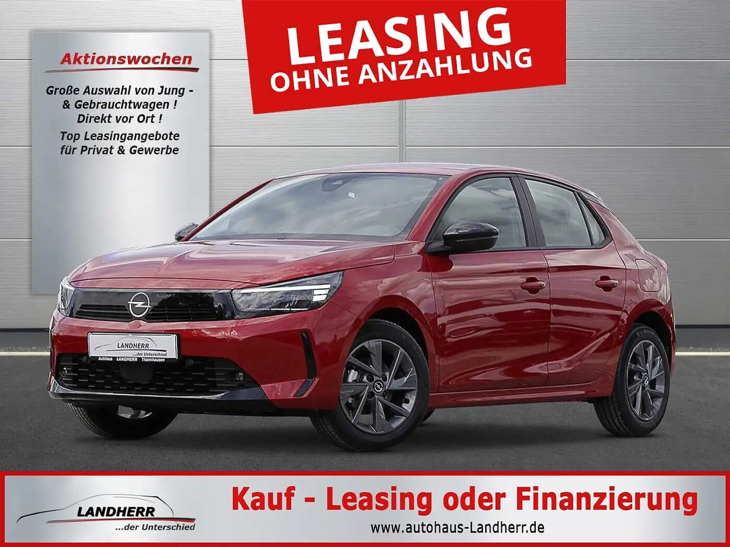 Opel Corsa 1.2 Edition // LED/PDC/Alu/SHZ/LHZ Rot - 1