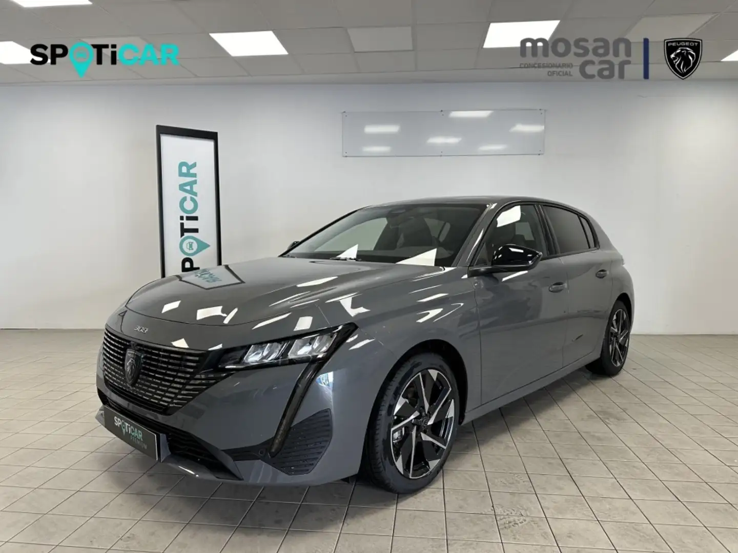Peugeot 308 1.2 PURETECH 130 ALLURE GPS LL17 RADAR AR+CAM Gris - 1