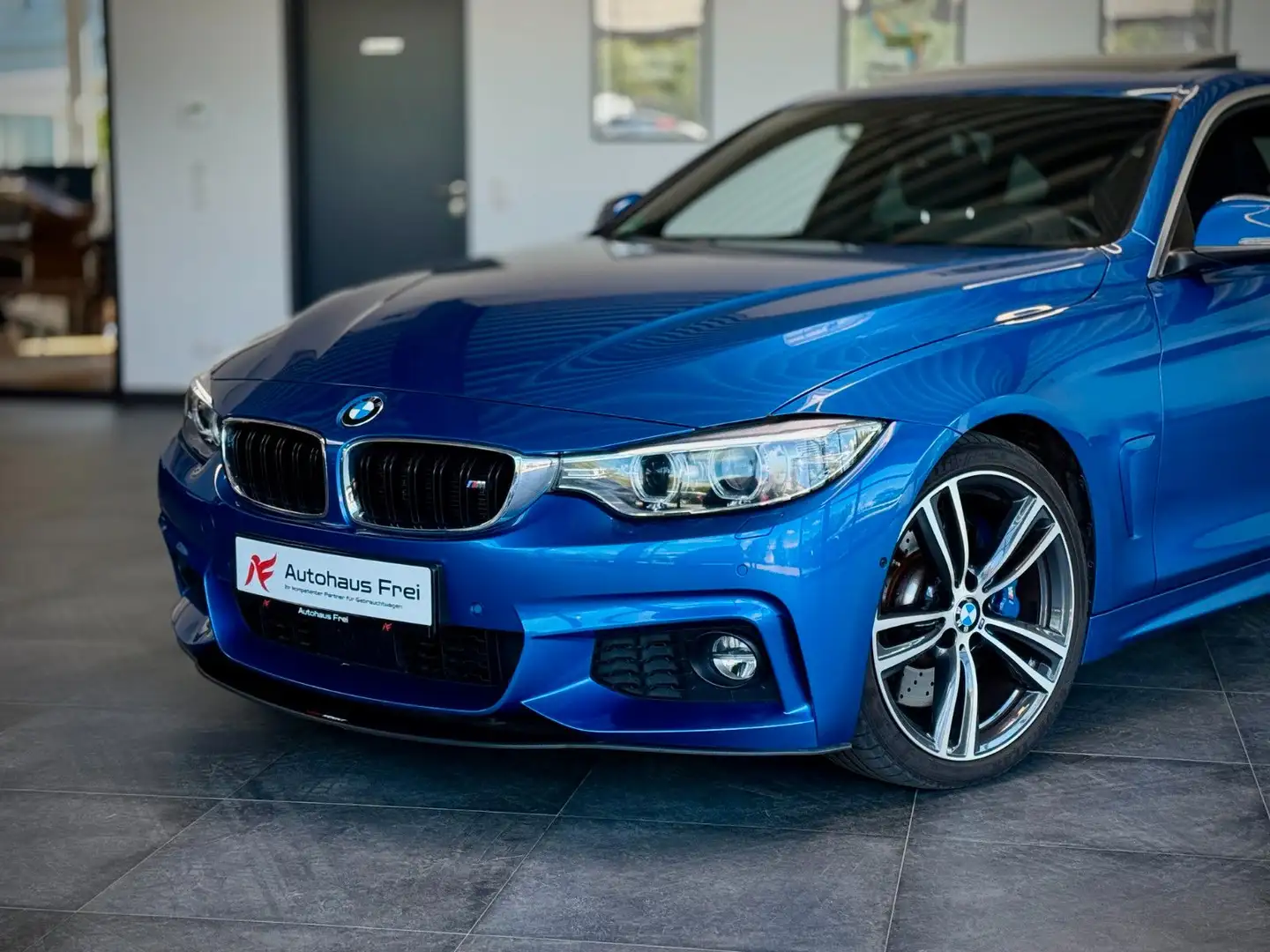 BMW 435 435 d xDrive *360°*HUD*Memory*Schiebedach*Keyles Modrá - 1