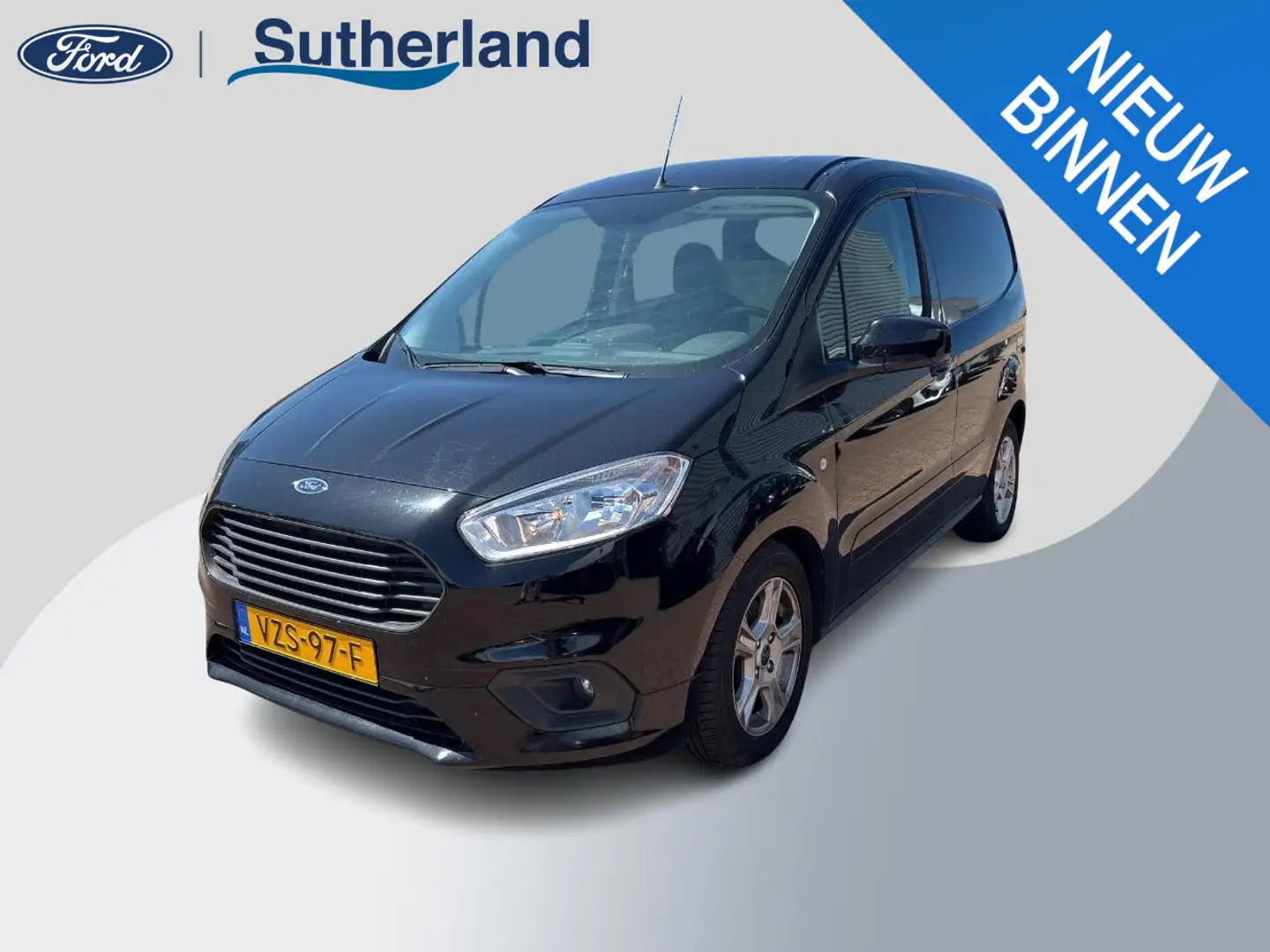 Ford Transit Courier 1.0 Limited EcoBoost S&S | Benzine | Scherm | Stoe Zwart - 1