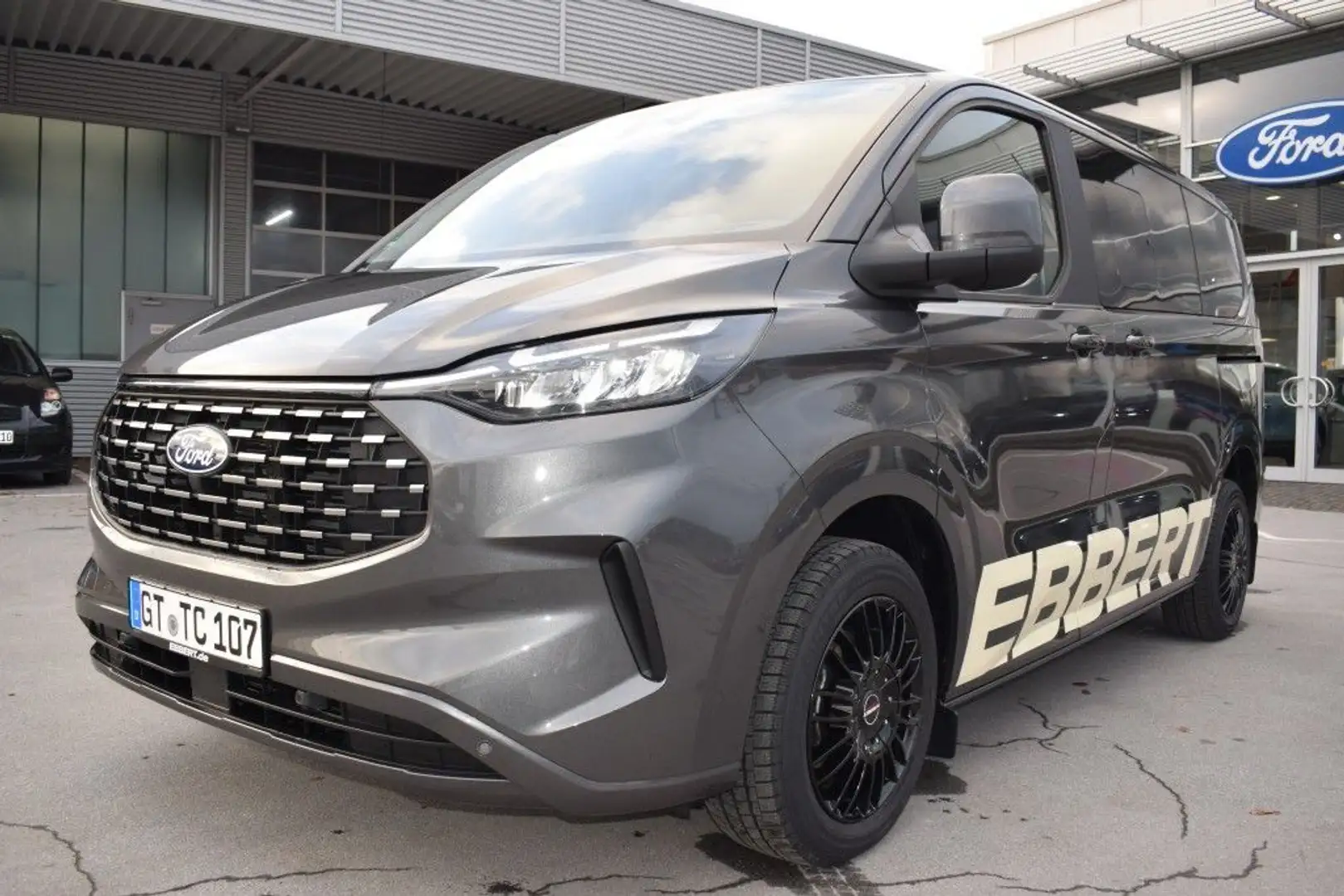 Ford Tourneo Custom 320L1H1 Titanium Navi,AHK el. Grau - 1