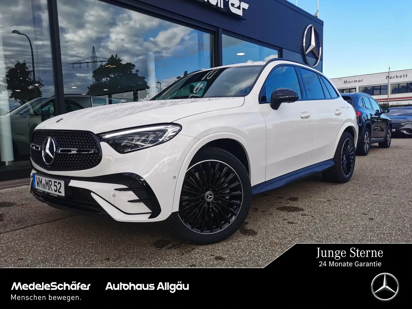 Mercedes-Benz GLC 200 GLC 200 4M AMG Night LED+AHK+SHZ+AMBIENTE+RKAMER Blanc - 1