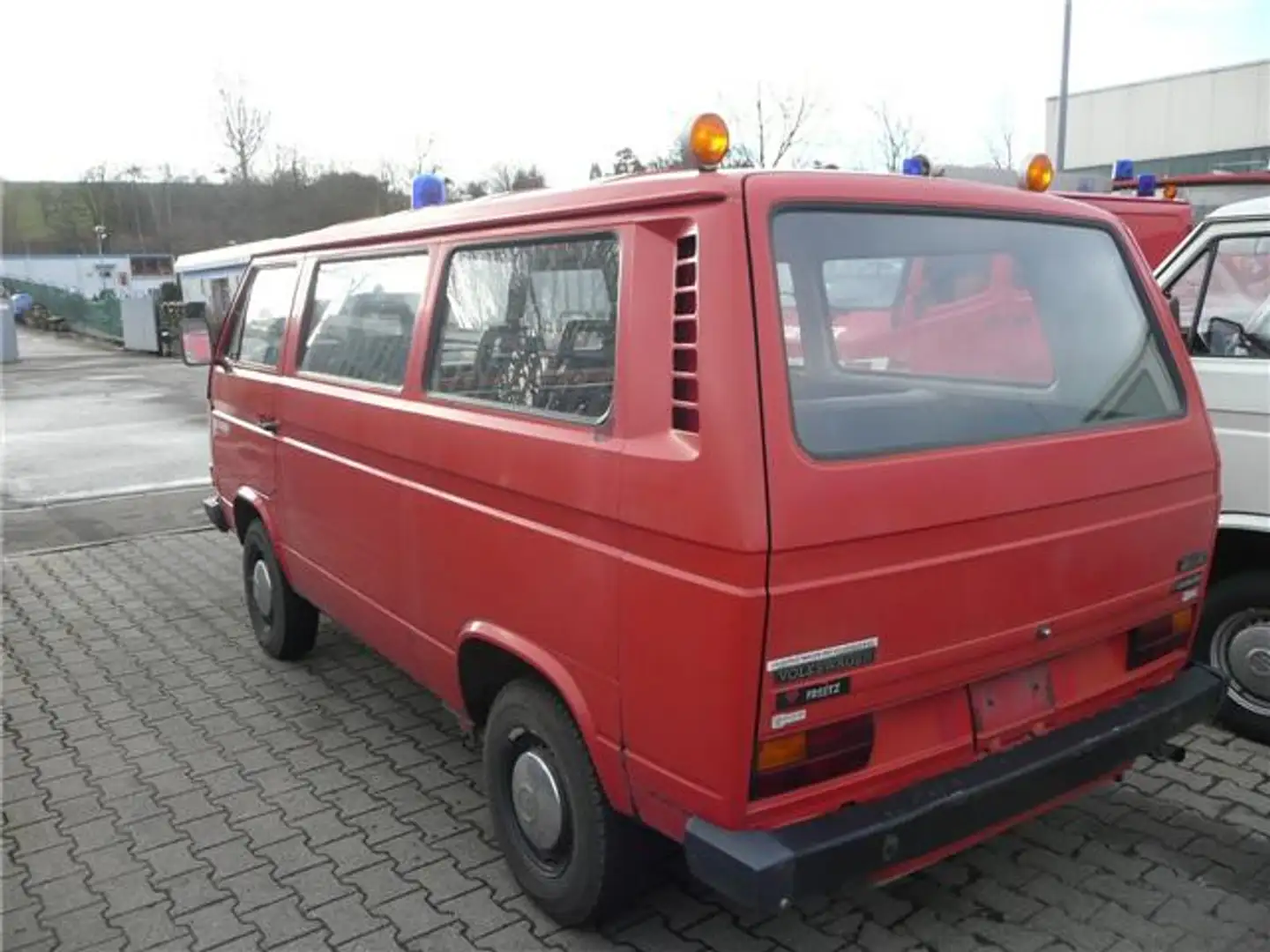 Volkswagen T3 Caravelle T3 Bus 2.0 luftgekühlt * 1.Hand * wenig km * Red - 2