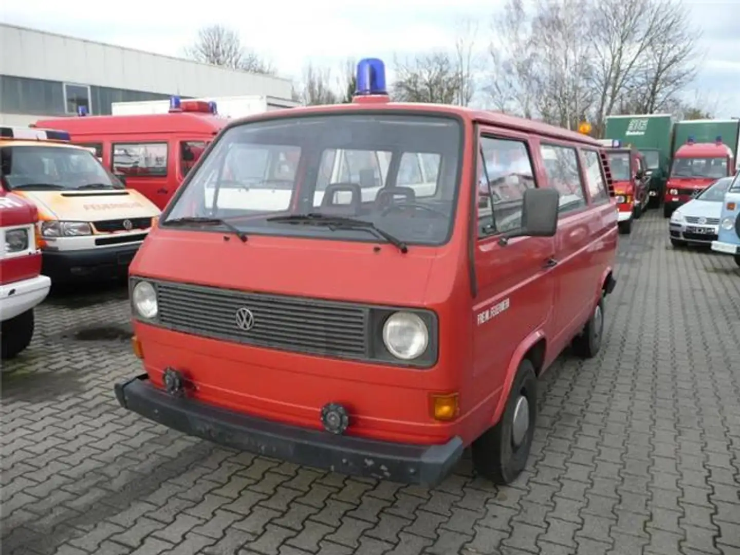 Volkswagen T3 Caravelle T3 Bus 2.0 luftgekühlt * 1.Hand * wenig km * Rojo - 1