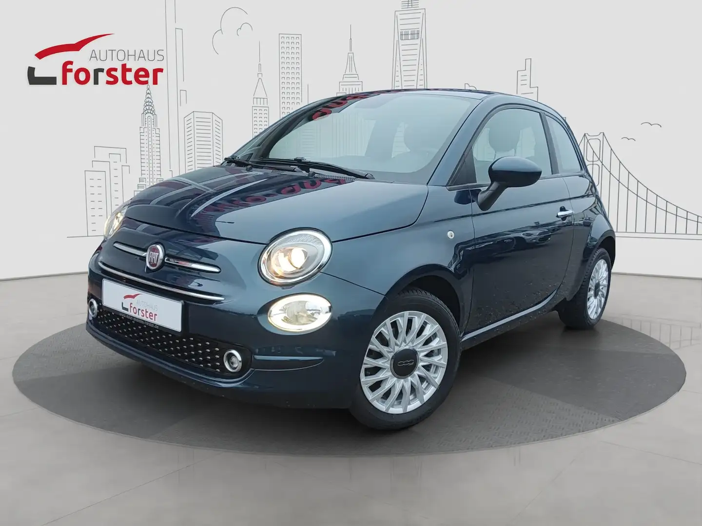 Fiat 500 1.0 GSE Lounge N3 Hybrid Navi Alu Blau - 1