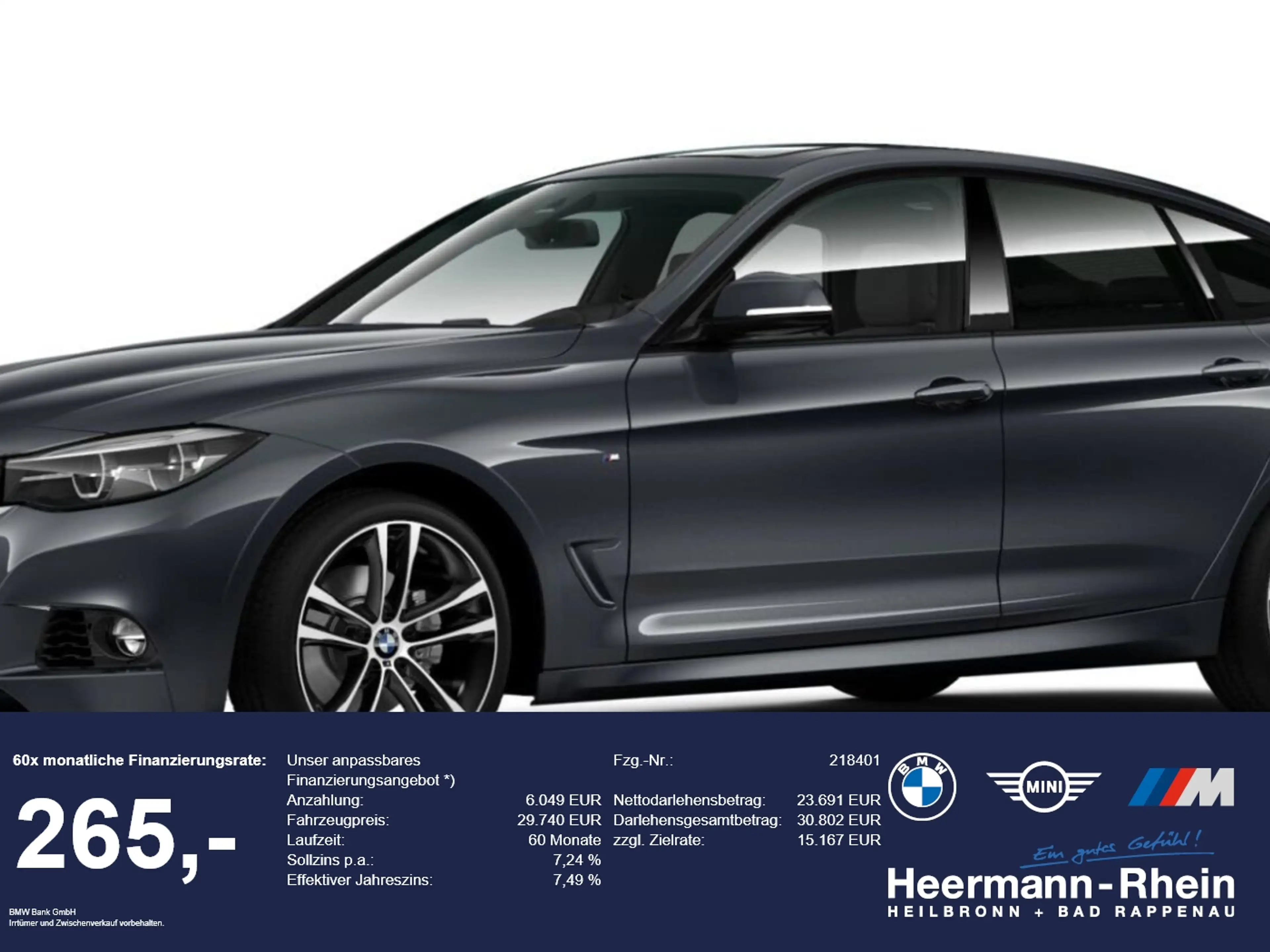 BMW 340 iA xDrive Gran Turismo M Sport Navi.HUD.PGD.