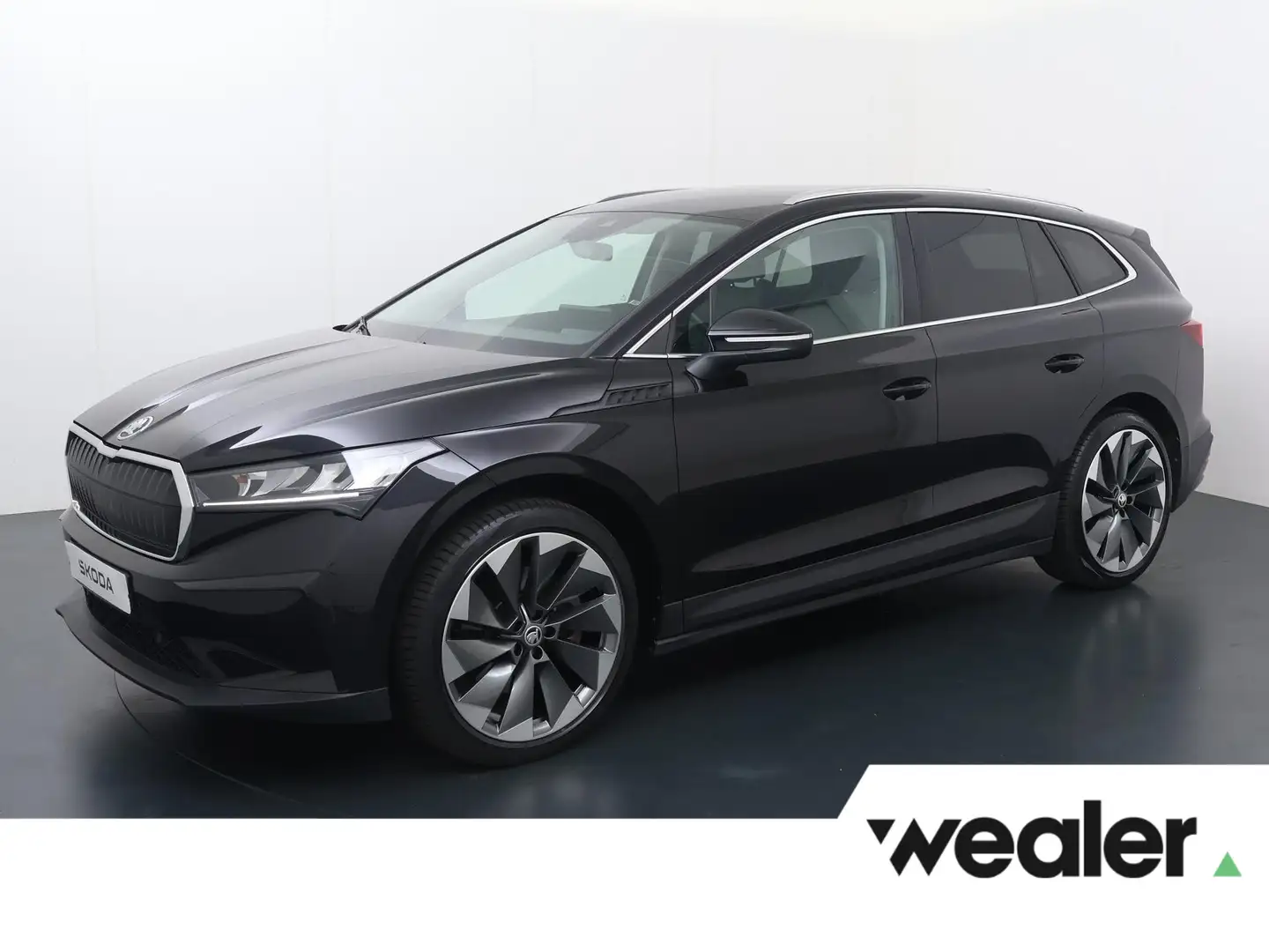 Skoda Enyaq iV 80 | 204 PK | SoH 91% | Adaptive cruise control Zwart - 1