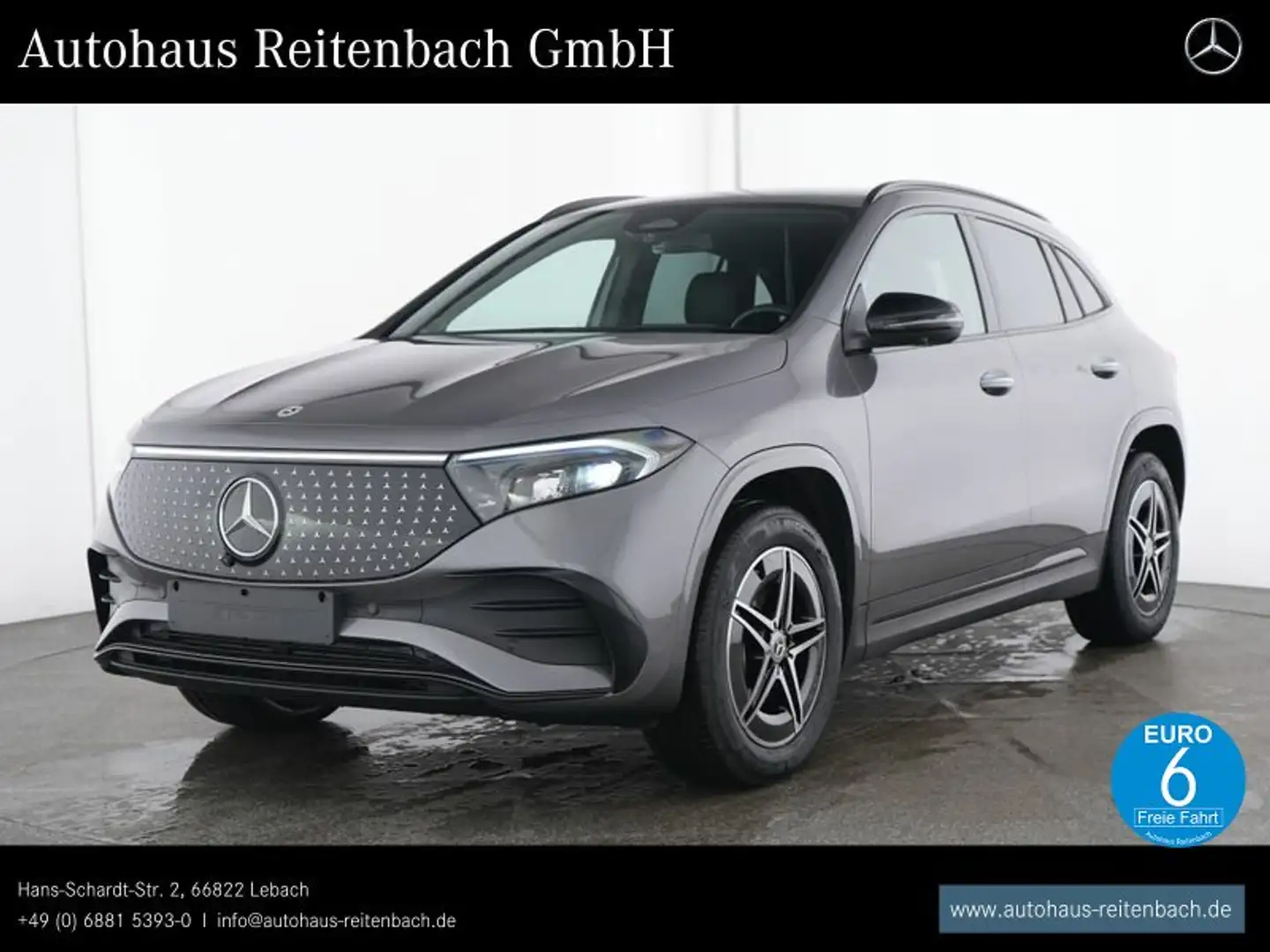 Mercedes-Benz EQA 300 EQA300 4M AMG+TOTWI+LED AMBIE+NIGHT+360°+BURMEST Grau - 1
