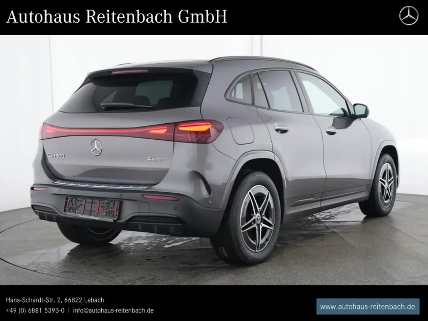 Mercedes-Benz EQA 300 EQA300 4M AMG+TOTW+LED HUD+NIGHT+360+BURMES+MEMO Grau - 2