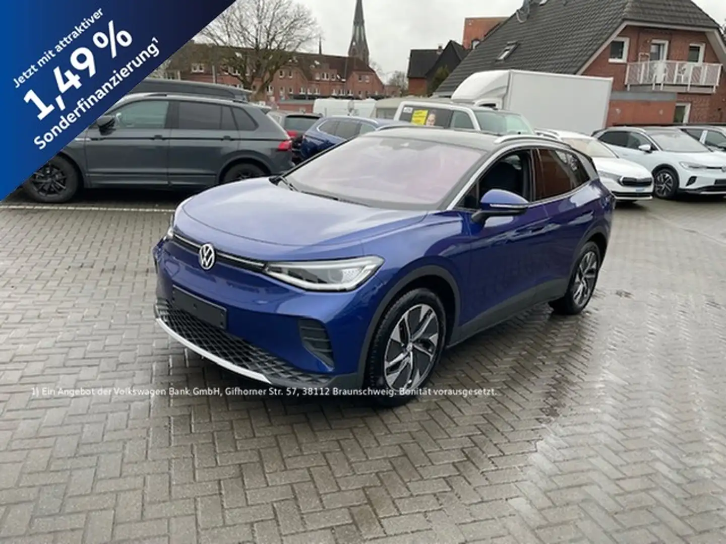 Volkswagen ID.4 Pure AHK SideAssist ACC Wärmep. IQ-Light Navi Blau - 1