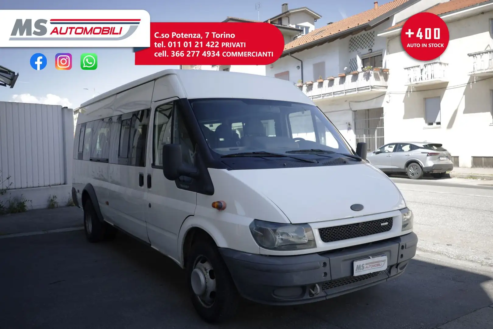 Ford Transit Ford Transit 2.5 12 Posti Unicoproprietario Bianco - 1