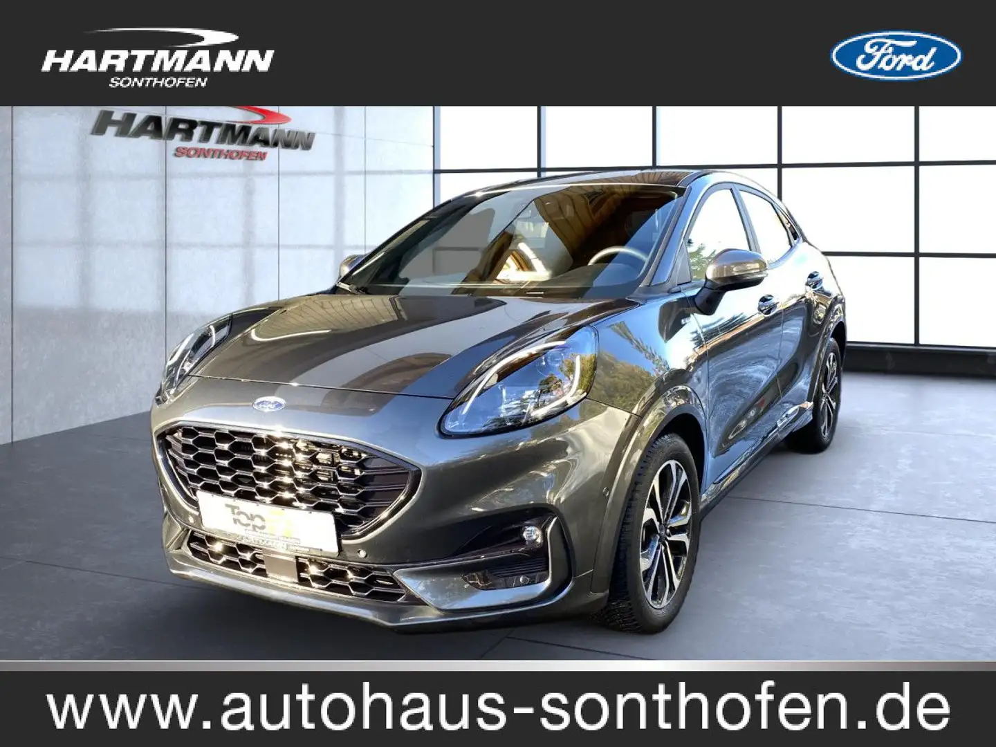 Ford Puma ST-Line Bluetooth Navi LED Klima Einparkhilfe Grau - 1