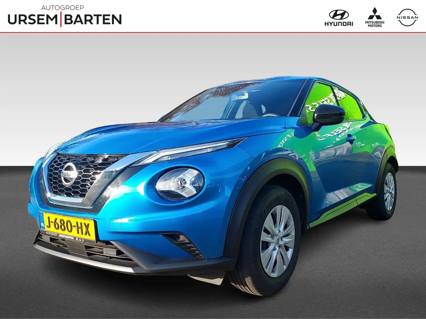 Nissan Juke 1.0 DIG-T Visia Blauw - 1