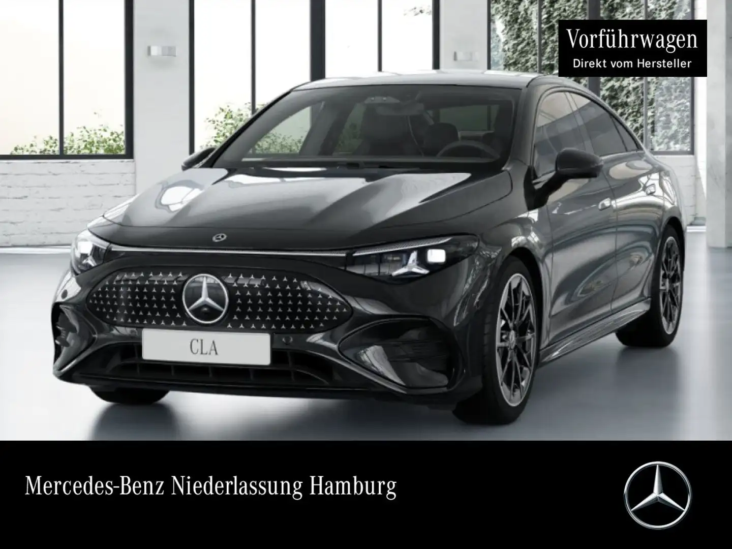 Mercedes-Benz CLA 250 Cp. AMG 360° Pano Multibeam Distr. AHK PTS Schwarz - 1