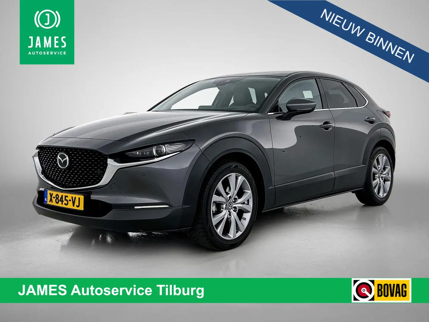 Mazda CX-30 2.0 e-SkyActiv M Hybrid AUTOM. FULL OPTION oa. AD- Gris - 1