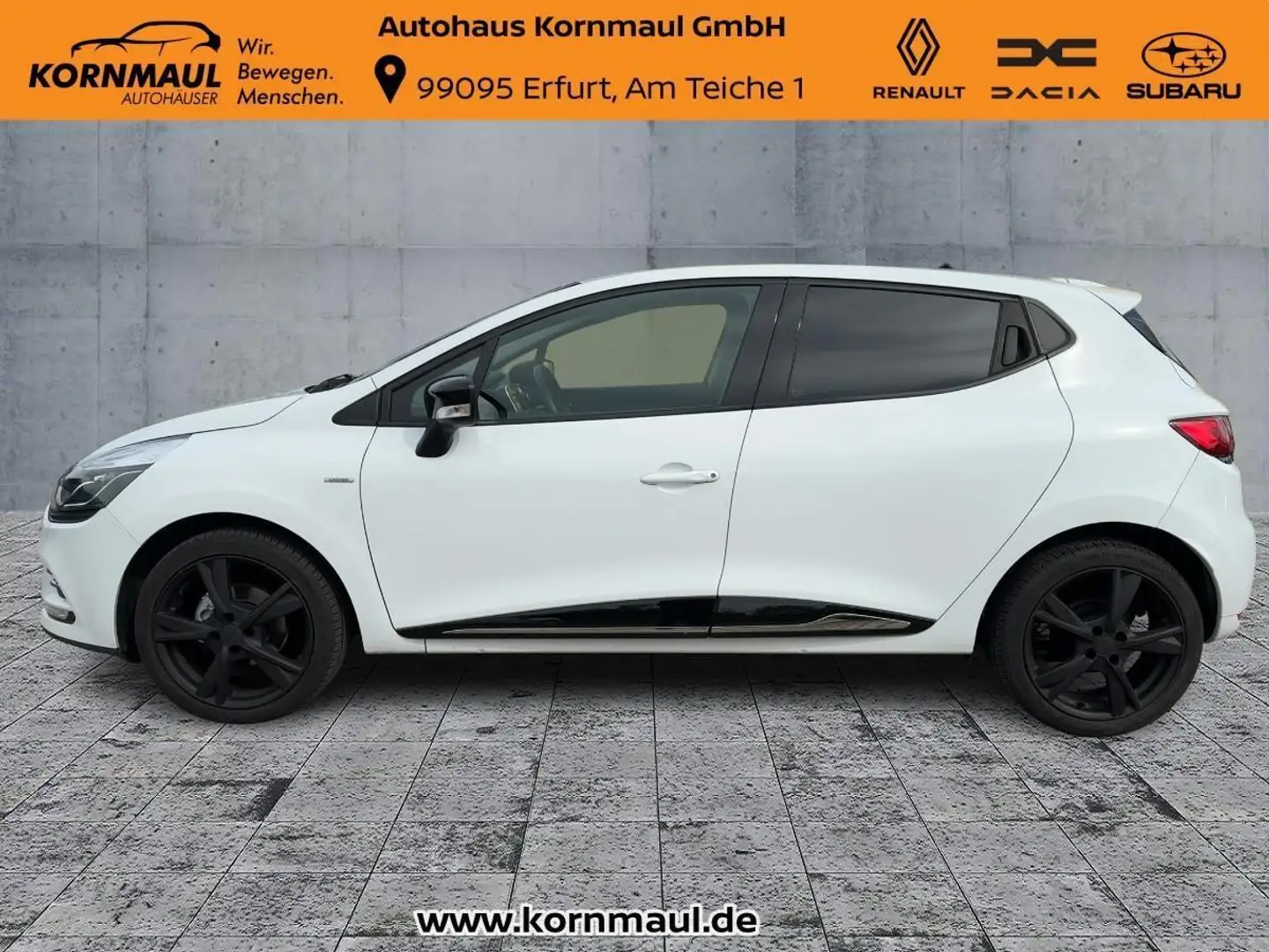 Renault Clio LIMITED 1.2 16V 75 PS mit Klang & Klimapaket Klimaanlage, Bluetooth Freisprechanlage Weiß - 2