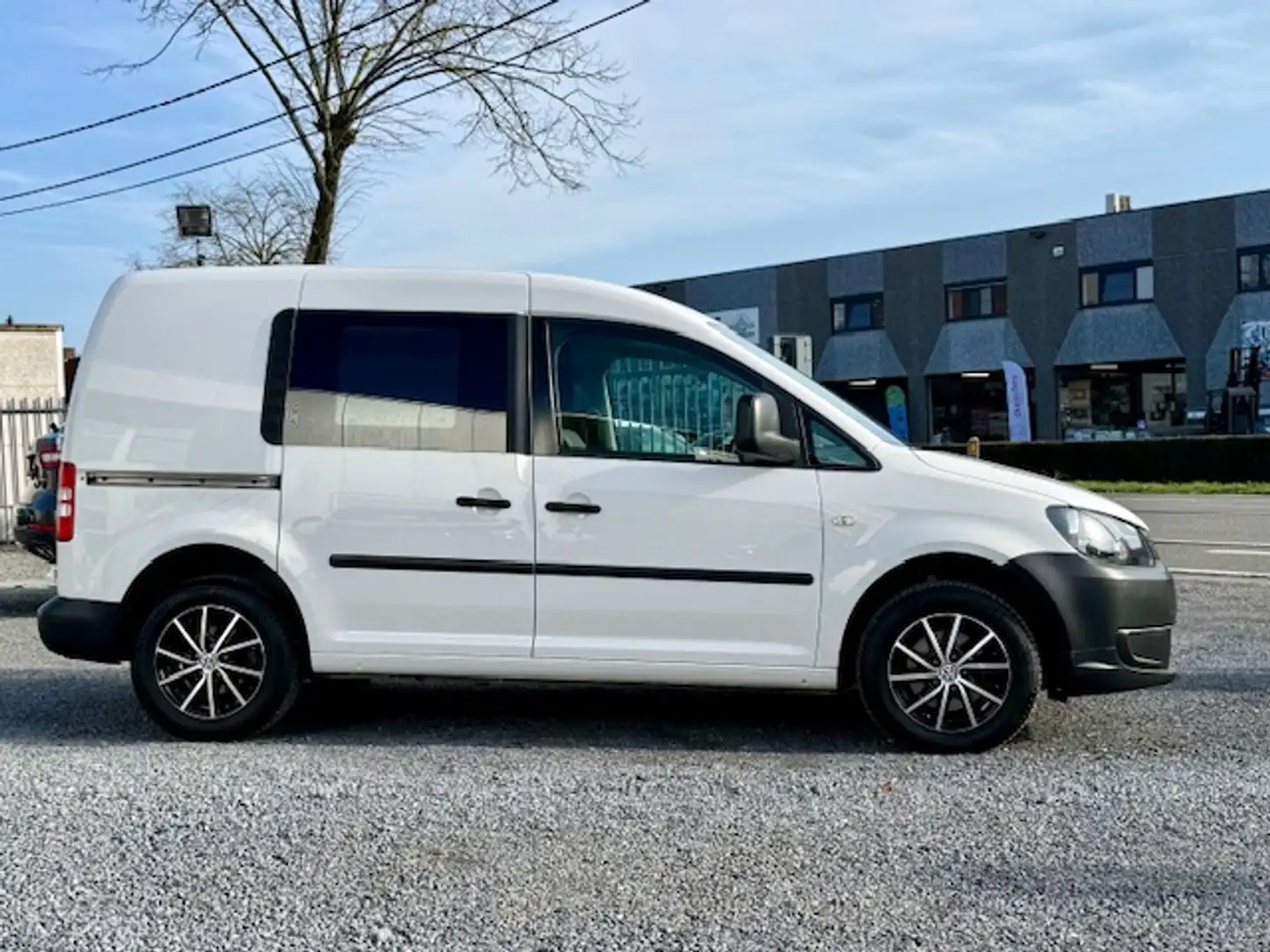 Volkswagen Caddy 1.6 TDi EURO5 (LEZ OK) Airco / Clima Alu Cruise Weiß - 2