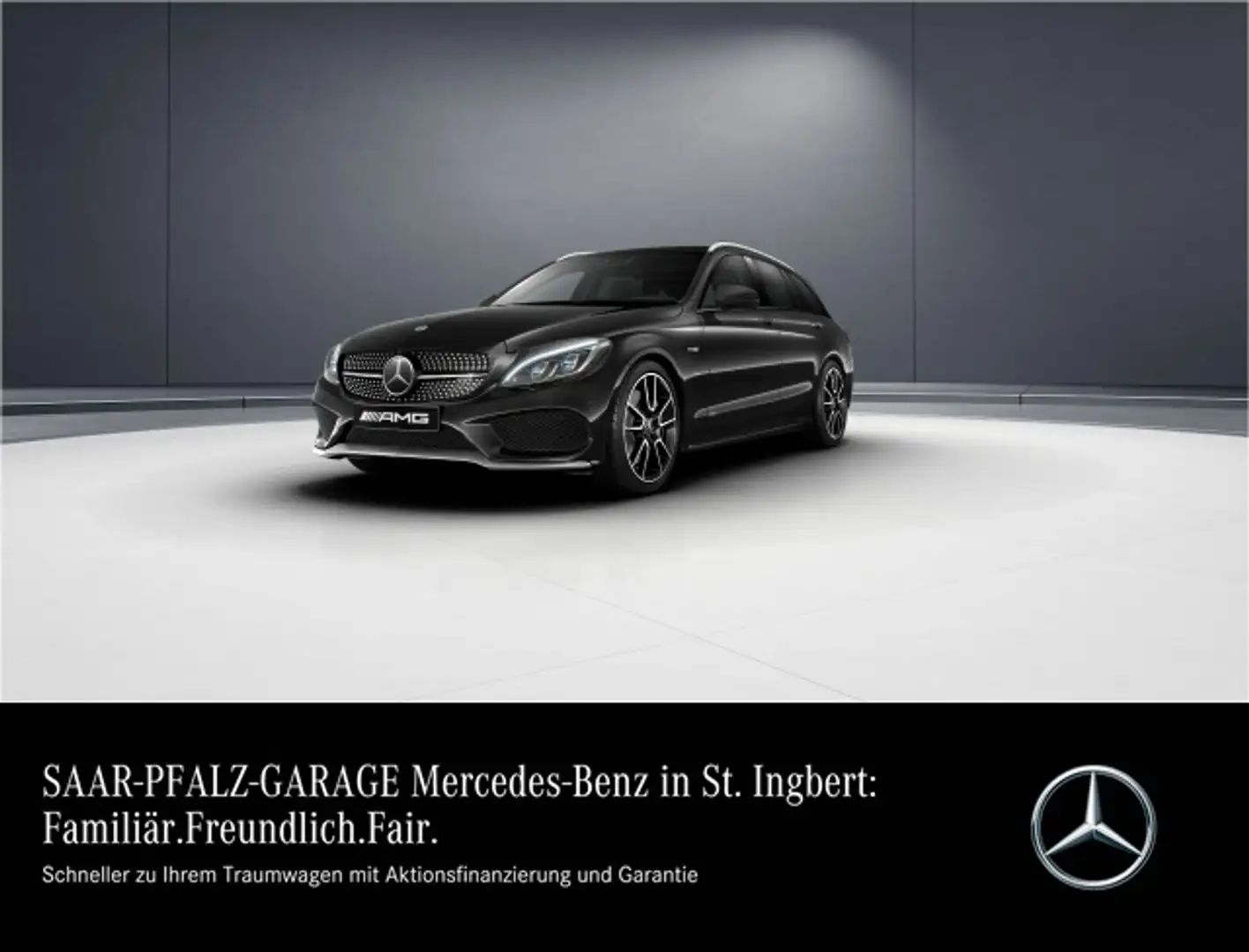 Mercedes-Benz C 43 AMG Mercedes-AMG C 43 4M T M-BEAM*DISTR+*COMAND*360° Schwarz - 1