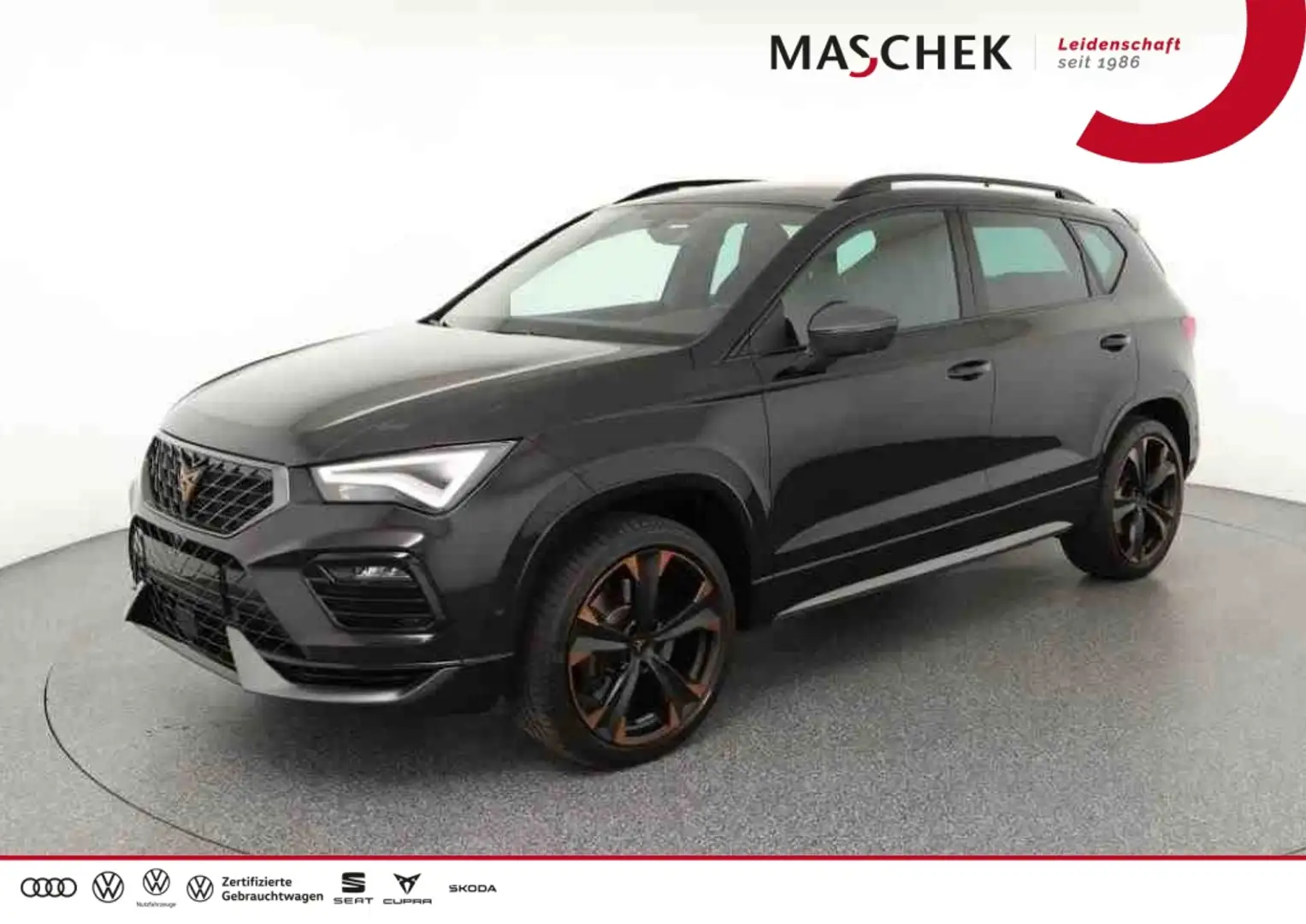 CUPRA Ateca VZ 2.0 TSI Black Beats LM19 4x4 360° Carplay Schwarz - 1