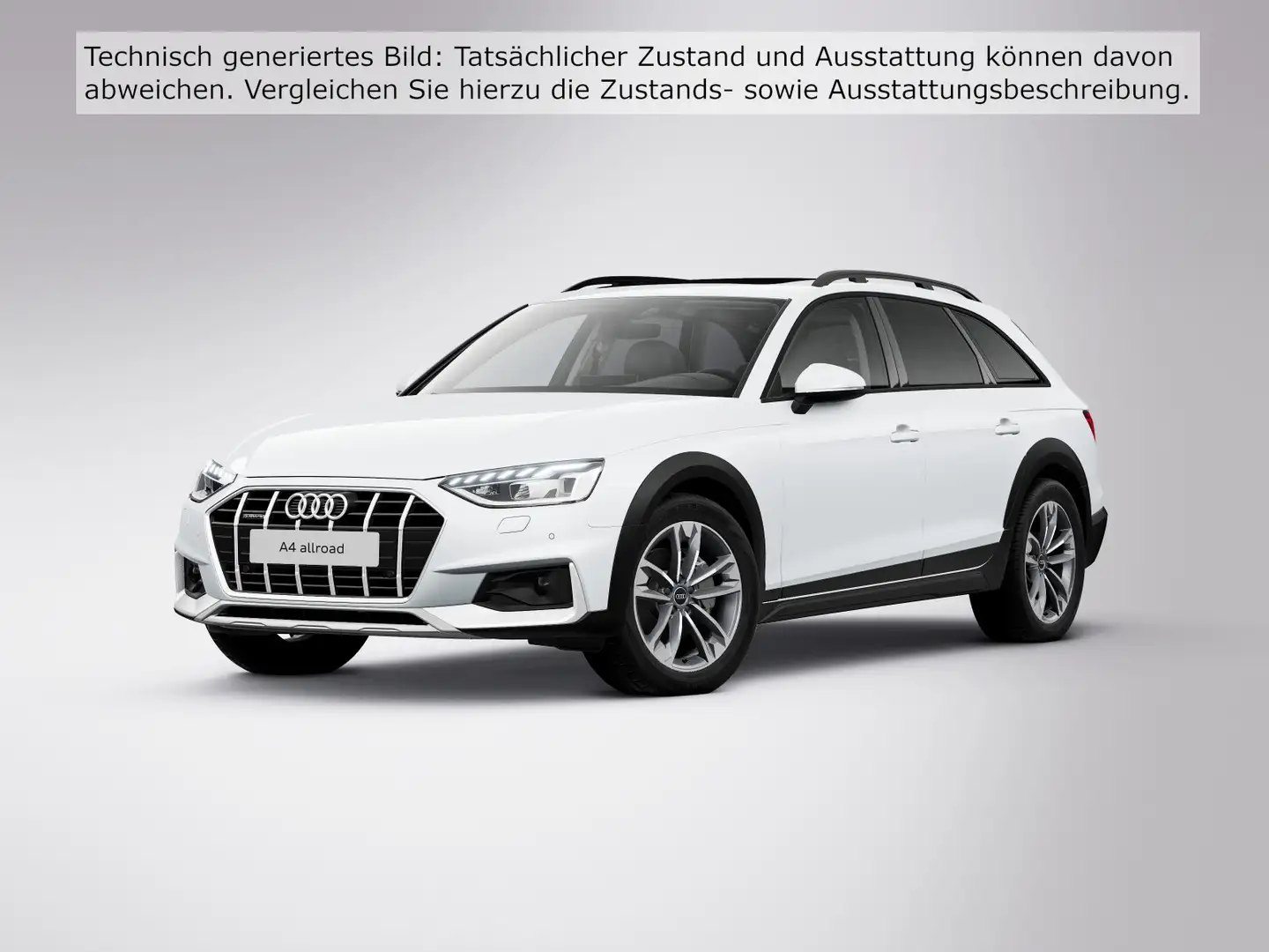 Audi A4 allroad 40 TDI Q LEDER AHK PANO LED Weiß - 2