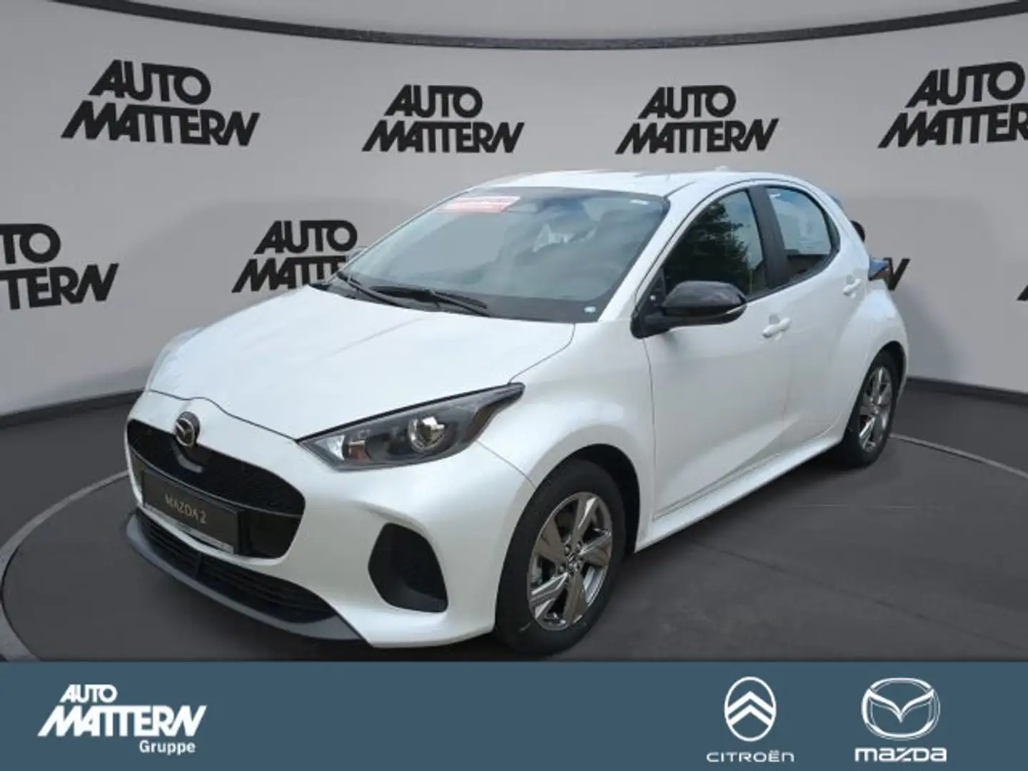 Mazda 2 Hybrid Lim. Exclusive-Line *Tageszulassung* Weiß - 1