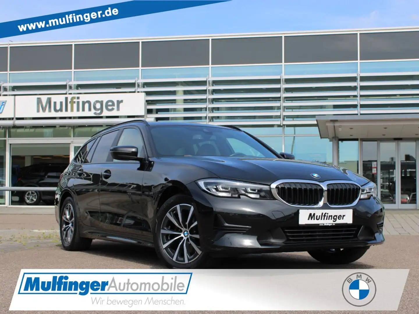 BMW 320 d xDr.T.Sports.LiveProf.HiFi Kamera Temp.AHK Schwarz - 1