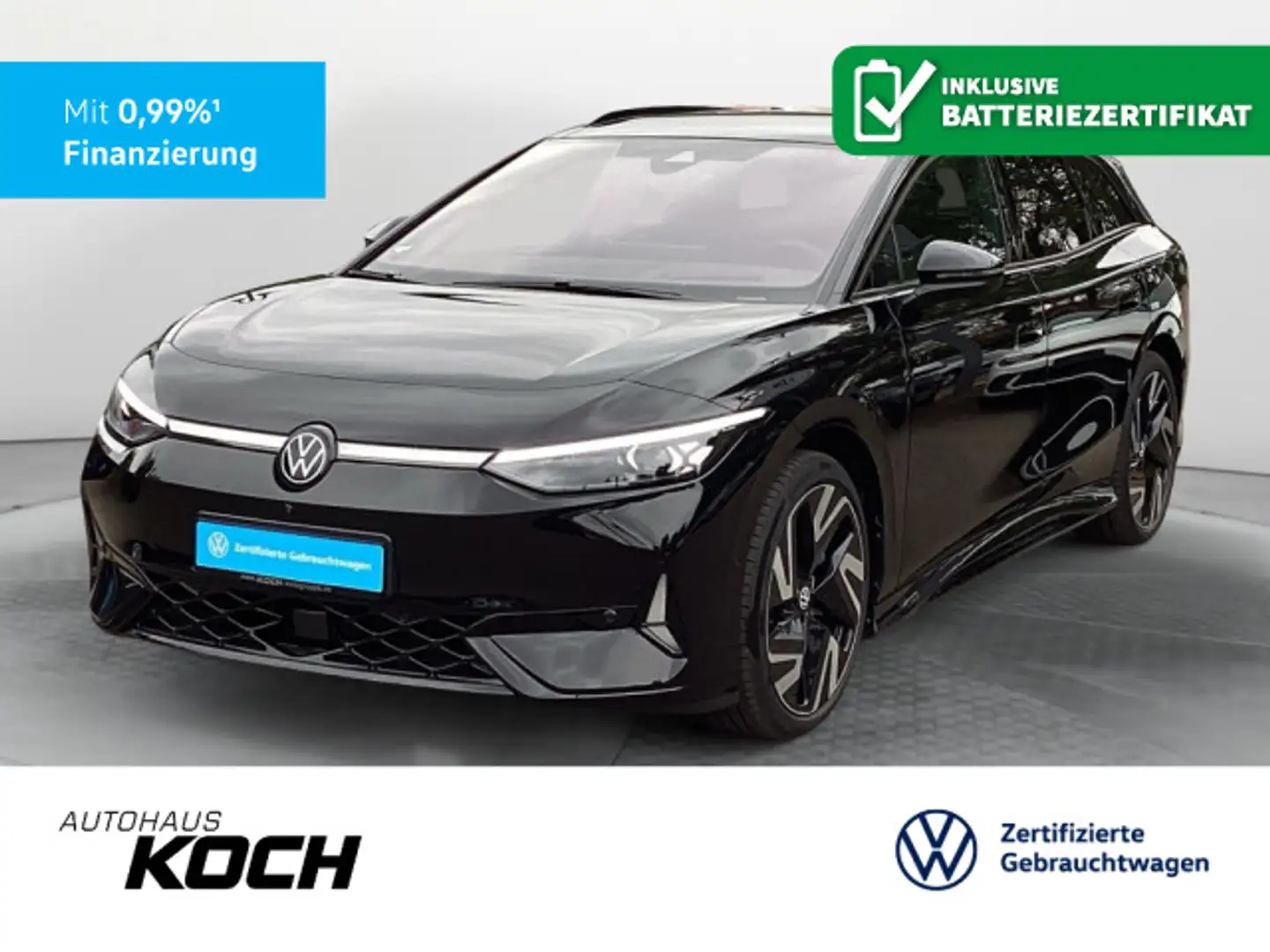 Volkswagen ID.7 Tourer GTX 4M Navi LED AHK Kamera Pano Schwarz - 1
