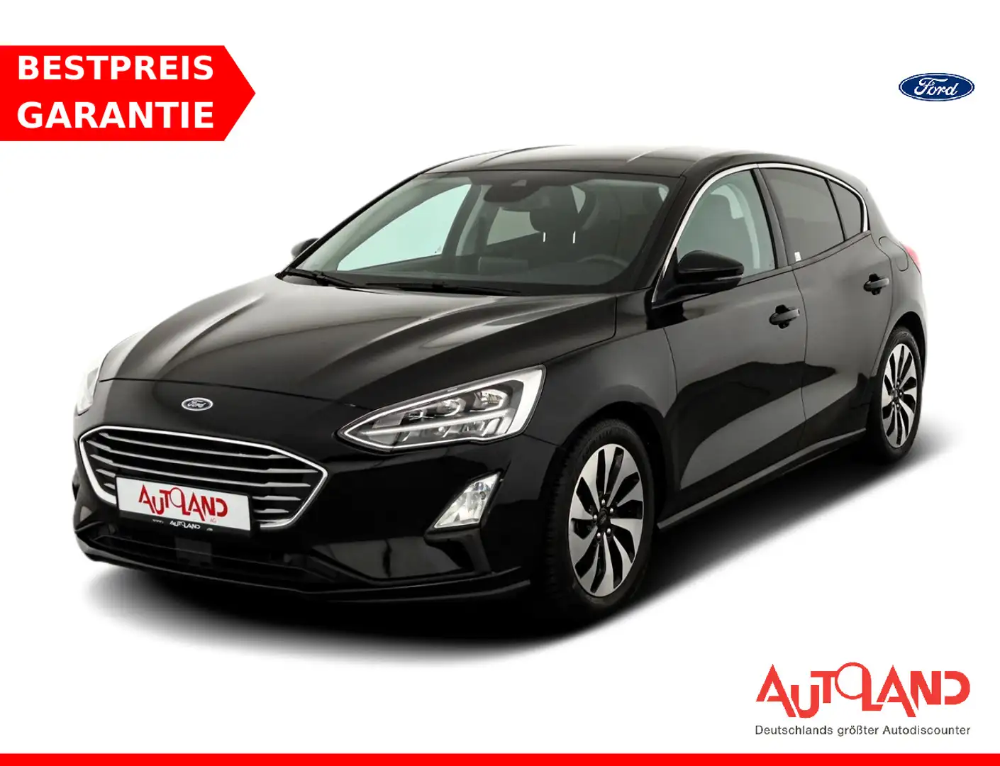 Ford Focus 1.0 M-Hybrid LED Navi Sitzheizung Tempomat Noir - 1