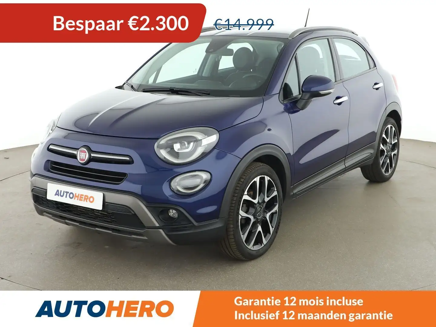Fiat 500X 1.6 JTDM Cross Bleu - 1