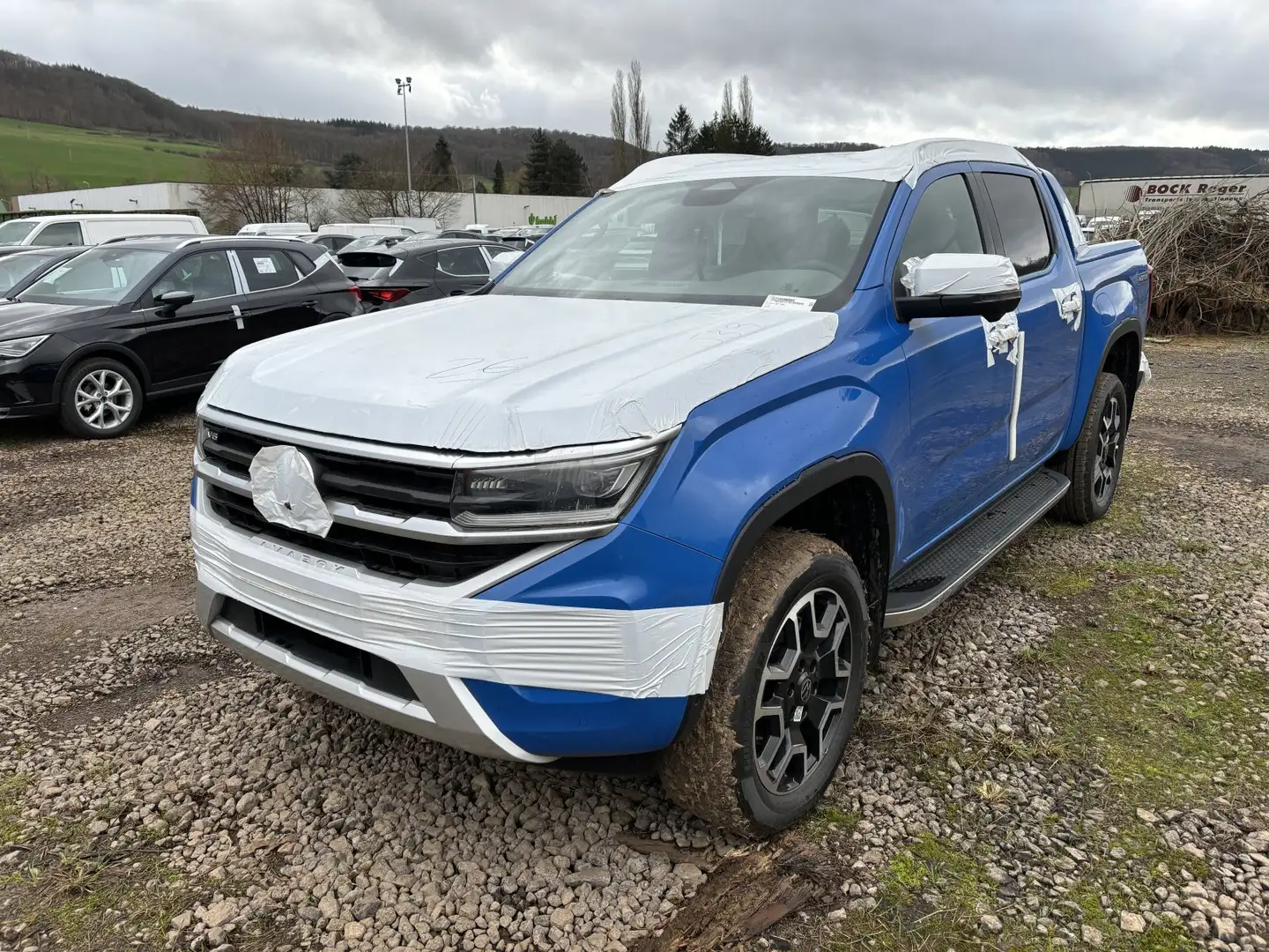 Volkswagen Amarok 3.0 TDi Aventura auf Lager, schwarz/blau/grau/silb Blauw - 2