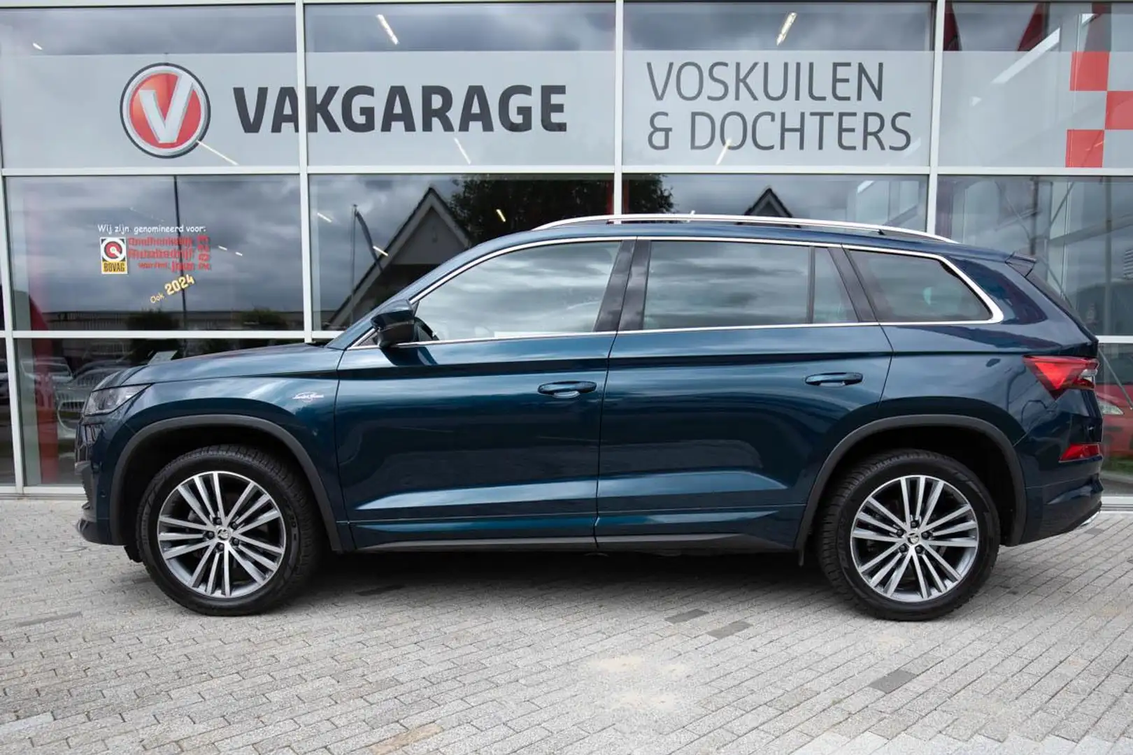 Skoda Kodiaq 1.5 TSI Laurin & Klement |7p. |Trekhaak | Leder Blauw - 2