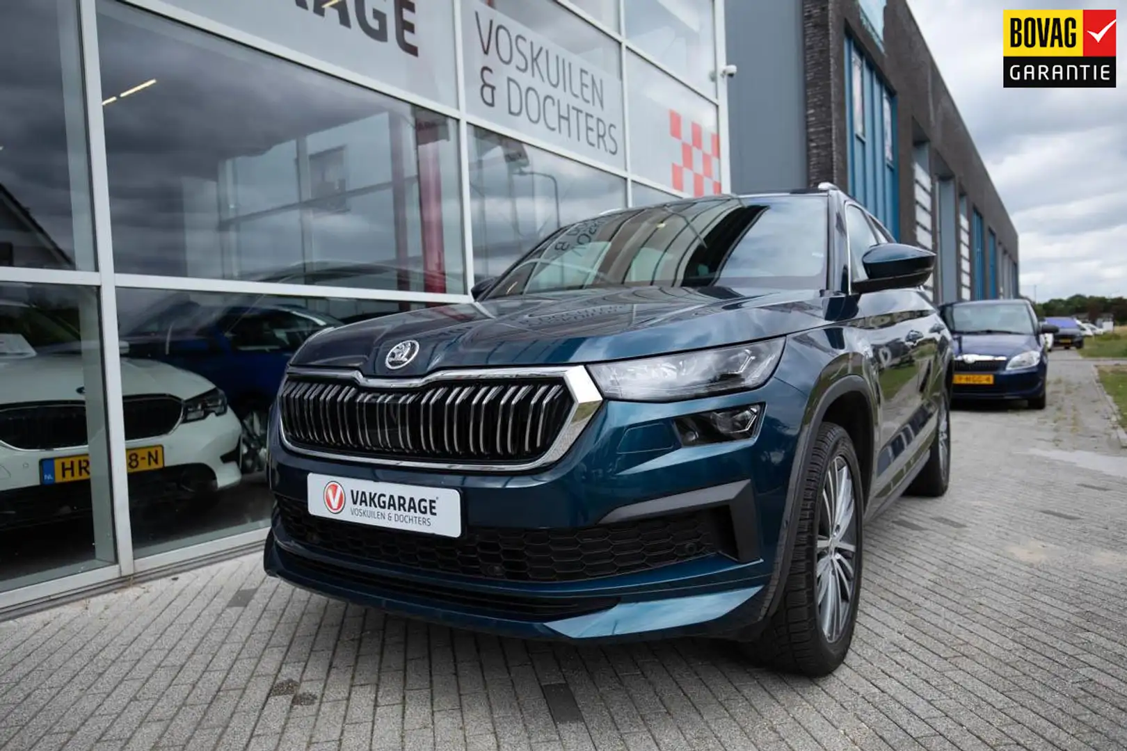 Skoda Kodiaq 1.5 TSI Laurin & Klement |7p. |Trekhaak | Leder Blauw - 1