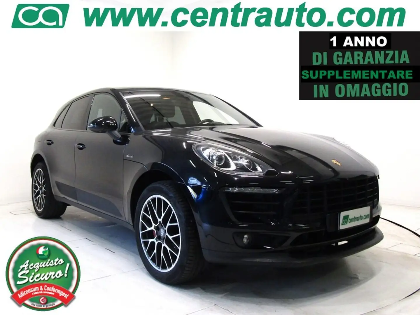 Porsche Macan 3.0 S Diesel PDK * PELLE * Schwarz - 1