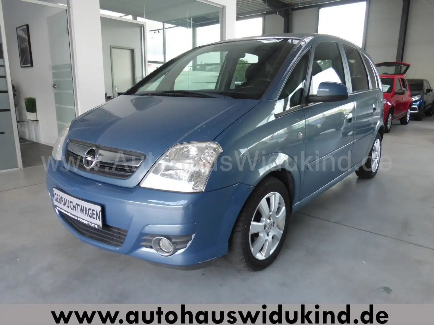Opel Meriva 1.6 Cosmo Facelift 105 PS Klima ALU Blauw - 1