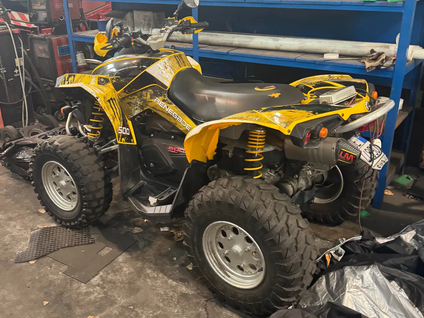 Can-Am Renegade 500 Monster vrap Amarillo - 2