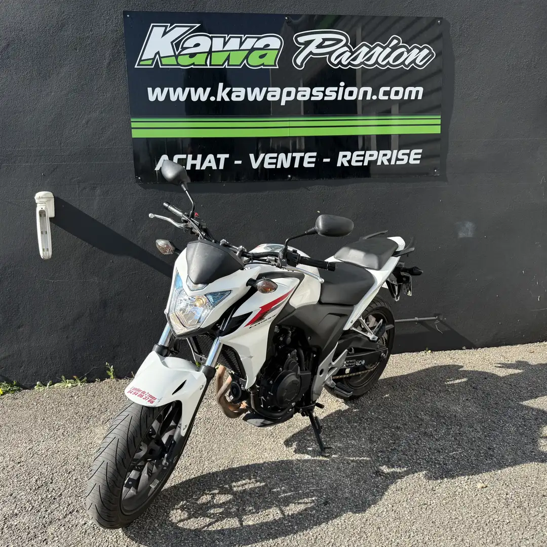 Honda CB 500 Blanc - 1
