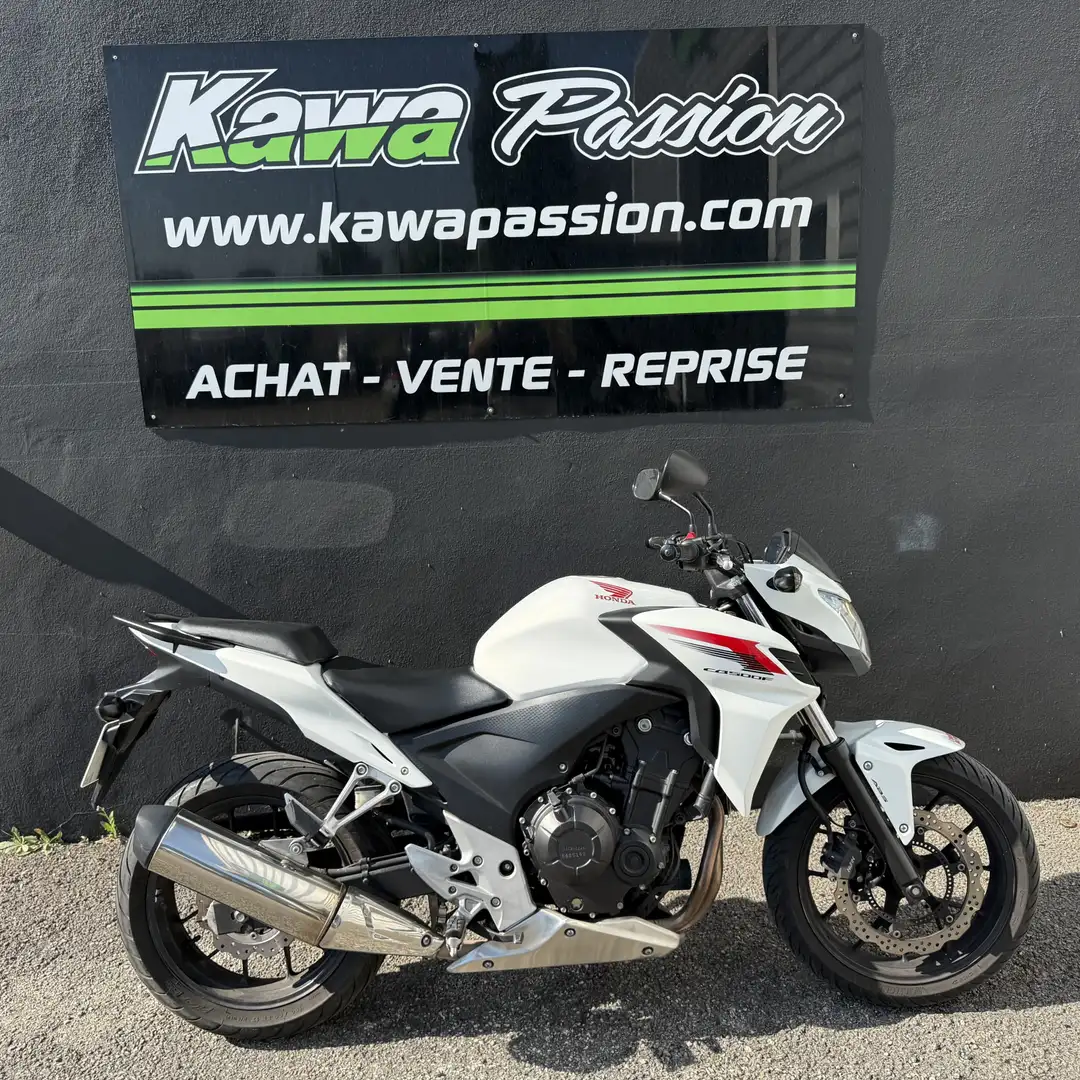 Honda CB 500 Blanc - 2