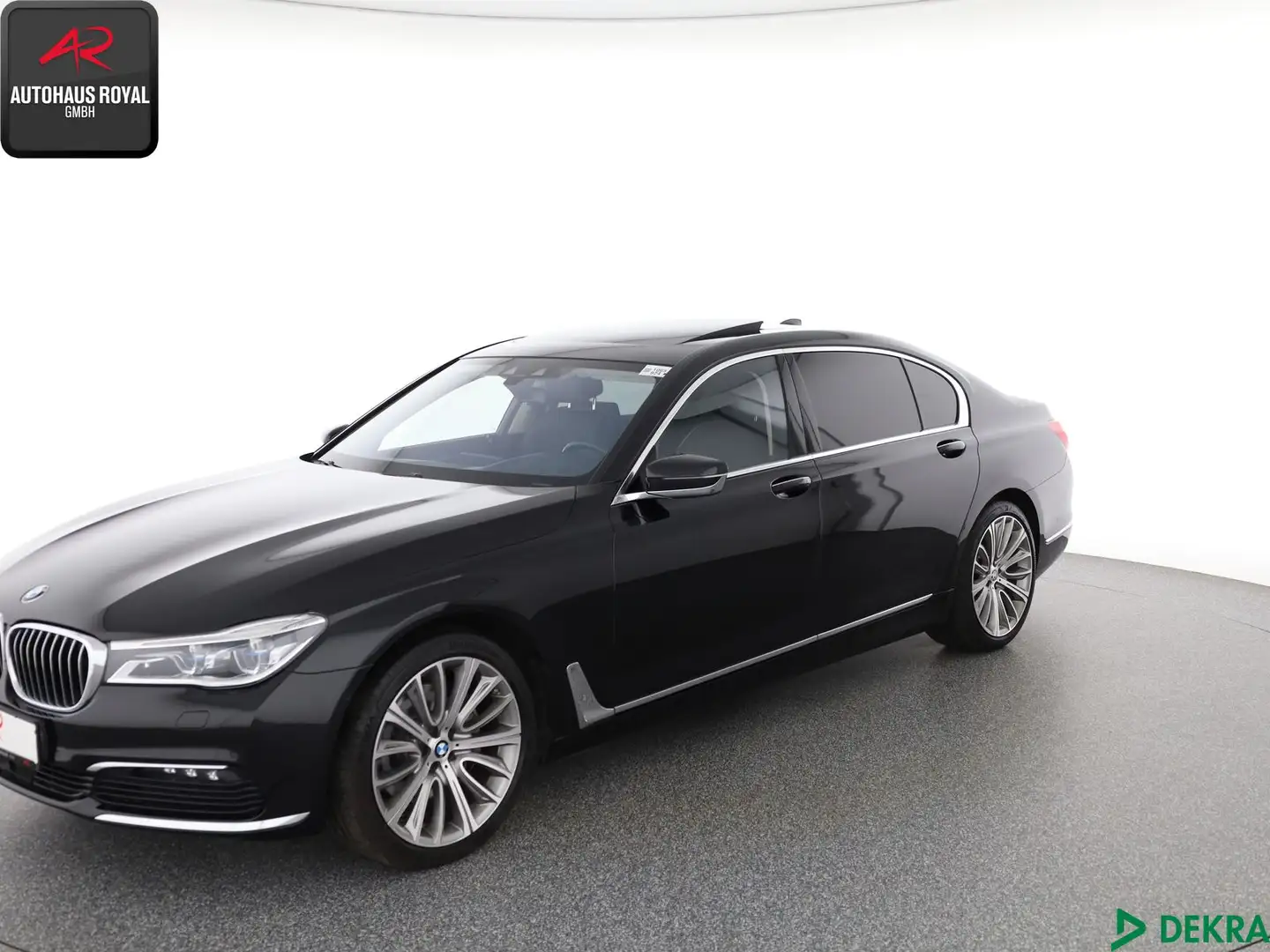 BMW 740 740 d xDrive LANG LASER,STANDHEIZ,MASSAGE,H/K,SH Schwarz - 1