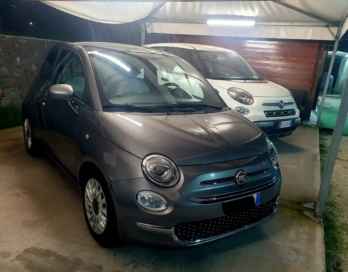 Fiat 500 500 1.0 Hybrid Dolcevita Grigio - 1