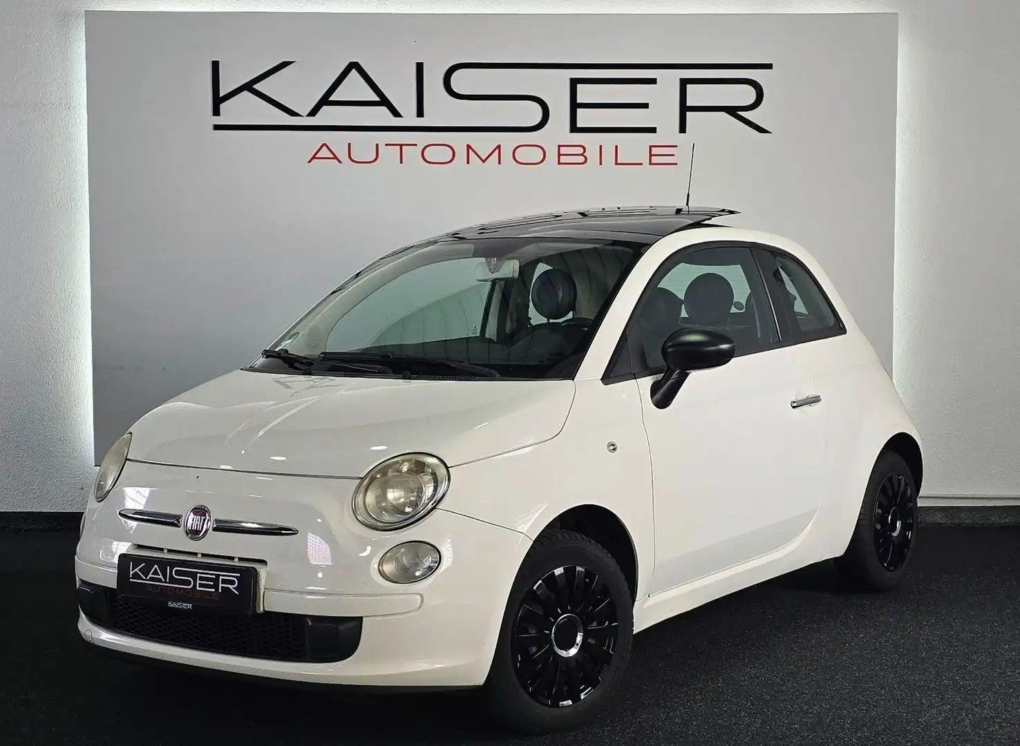 Fiat 500 Pop*PANORAMA-DACH*USB*MP3 Blanc - 1