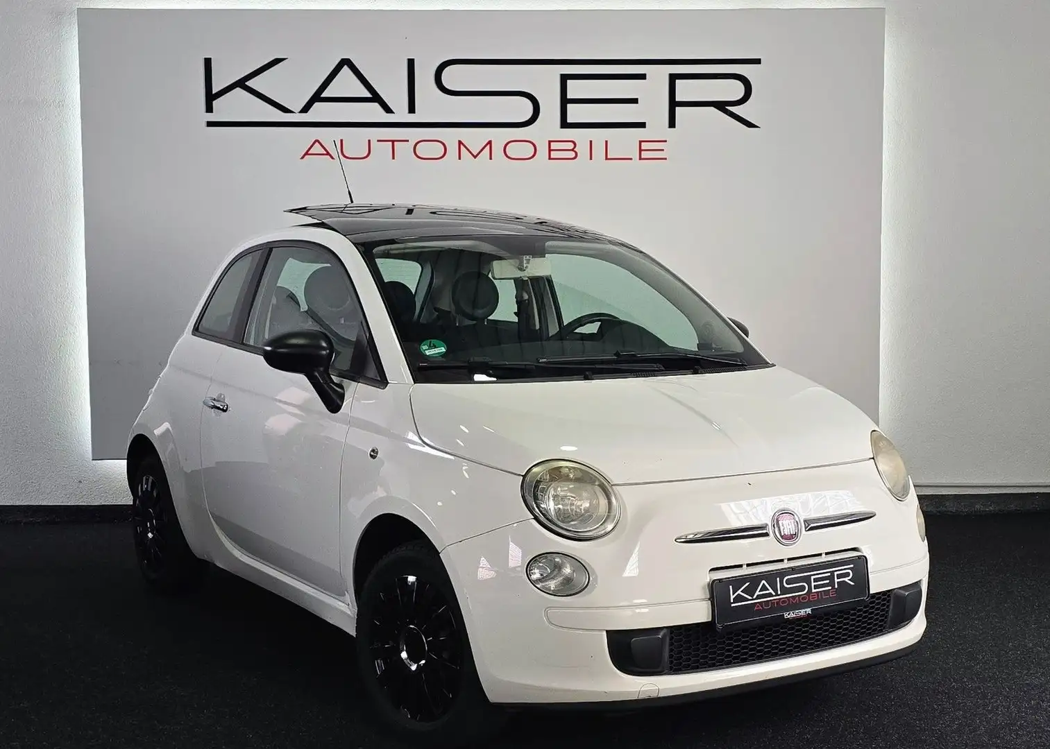Fiat 500 Pop*PANORAMA-DACH*USB*MP3 Blanc - 2