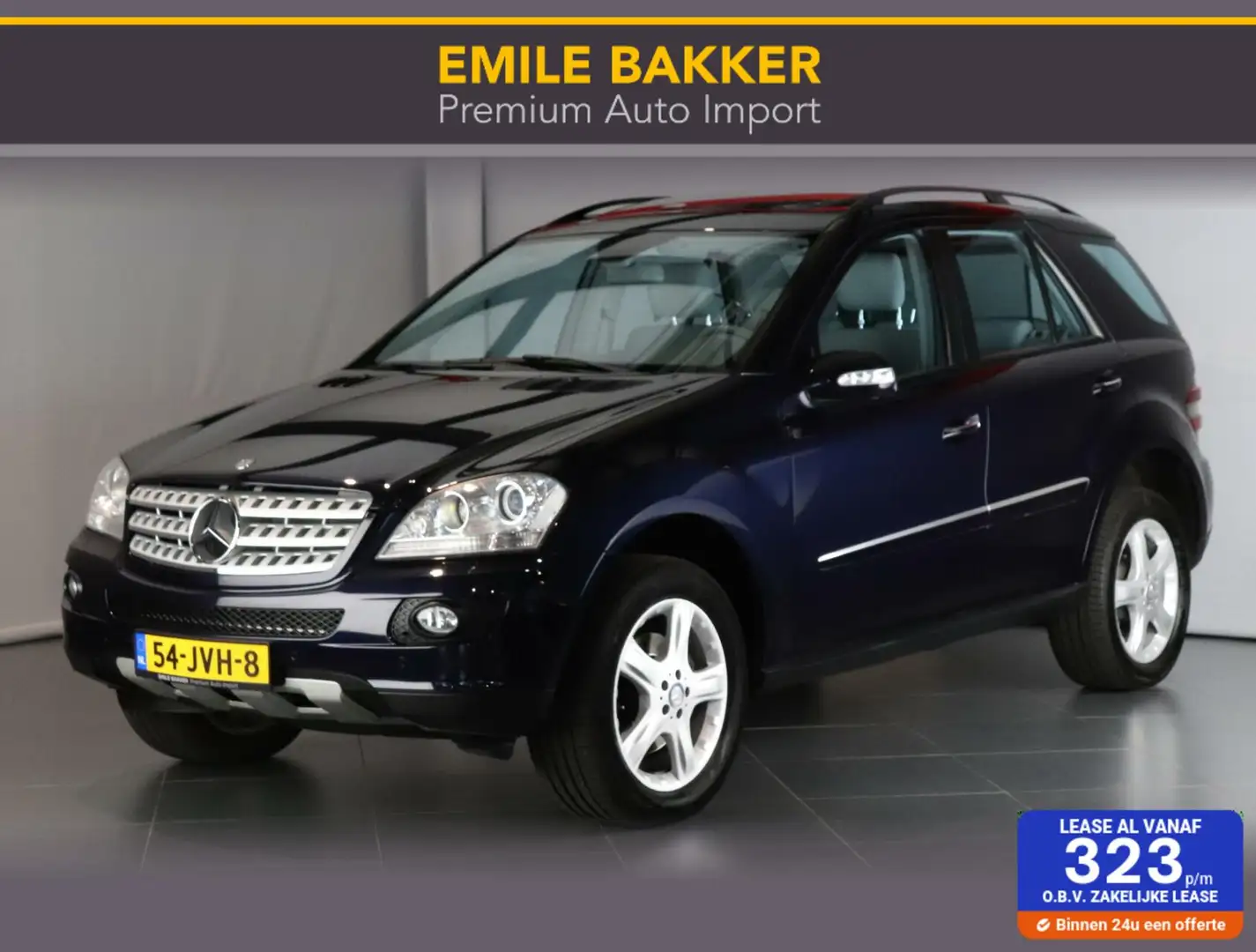 Mercedes-Benz ML 350 M-klasse 4-MATIC 80.000km! Bleu - 1