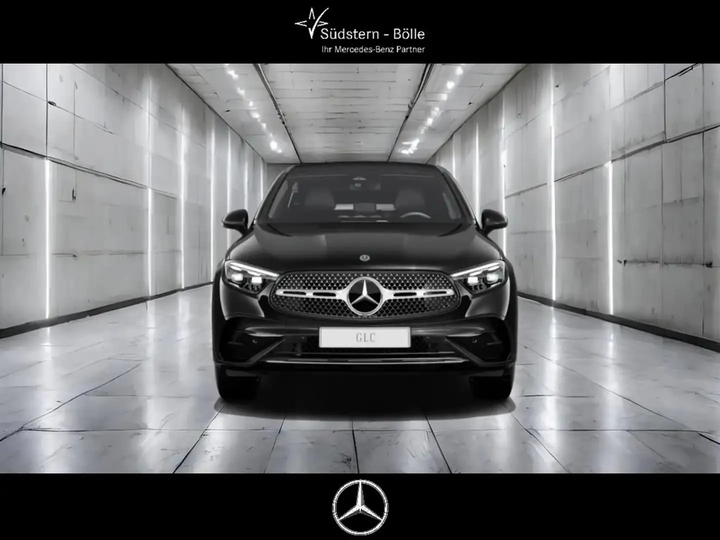 Mercedes-Benz GLC 220 d 4M Coupe +AMG+SHZ+MEMORY+NAVI+AMBIENTE Noir - 2