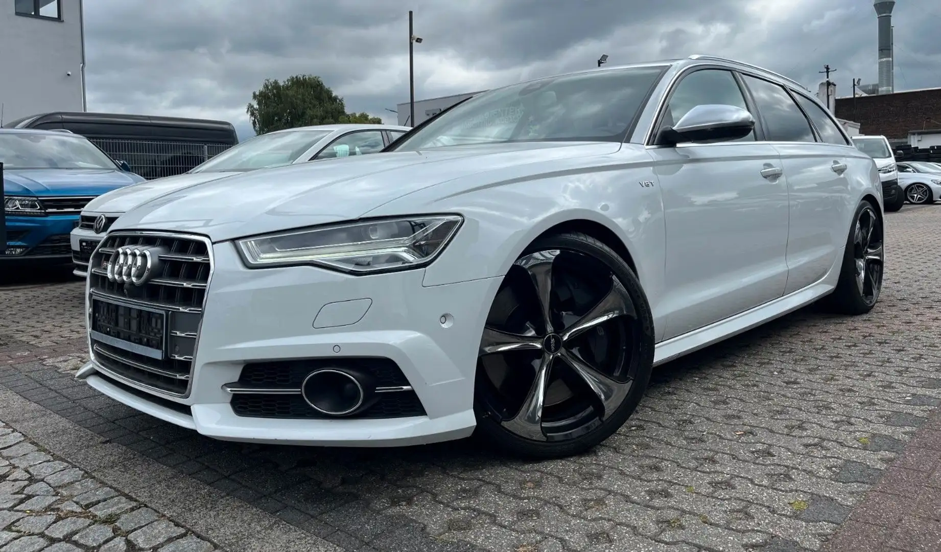 Audi S6 AVANT 4.0 QUATTRO-HEAD UP-MASSAGE-MATRIX-PANO Wit - 1