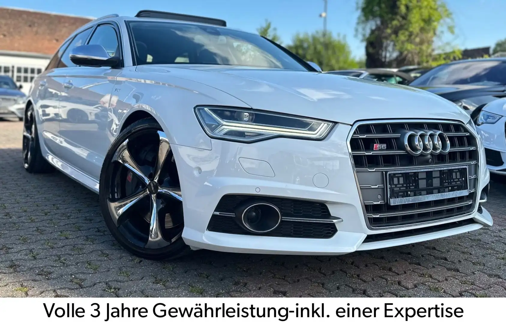 Audi S6 AVANT 4.0 QUATTRO-HEAD UP-MASSAGE-MATRIX-PANO Blanco - 1