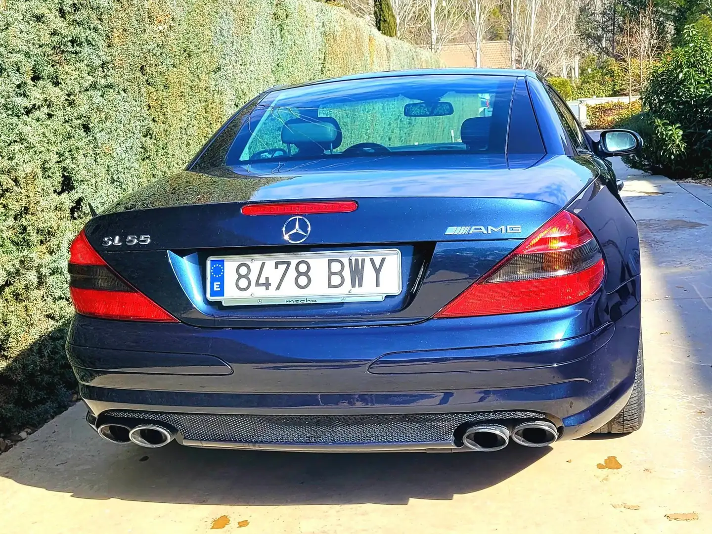 Mercedes-Benz SL 55 AMG Aut. Blauw - 2